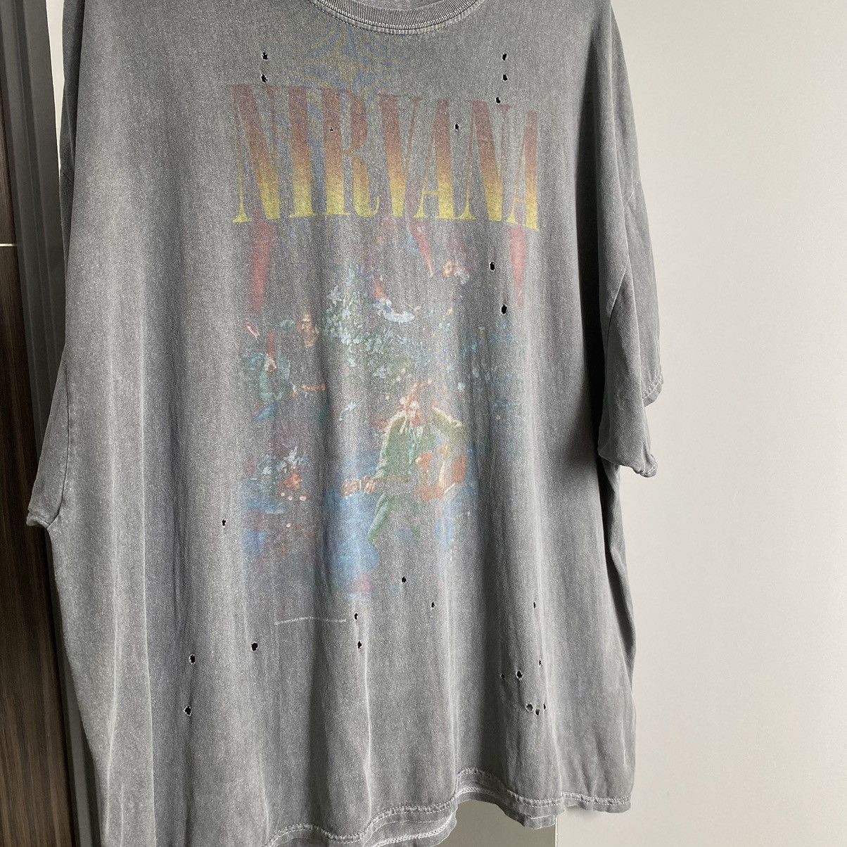 Nirvana Thrashed Faded Nirvana Kurt Cobain ERD GRUNGE OVERSIZED TEE Size US XXL / EU 58 / 5 - 2 Thumbnail