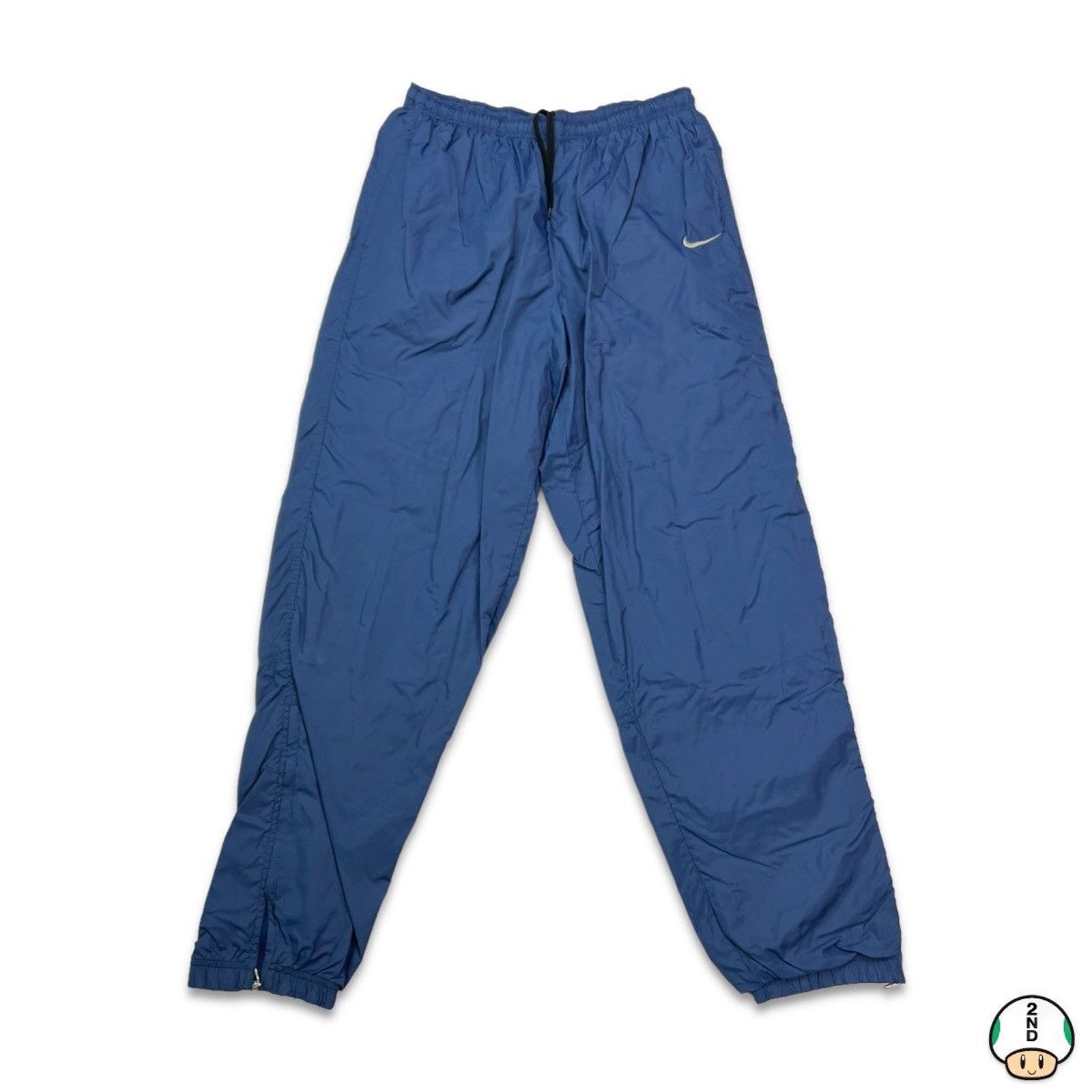 Nike × Vintage Vintage 90s Nike Sportswear Track Pants Large Swoosh Jogger Size US 30 / EU 46 - 1 Thumbnail