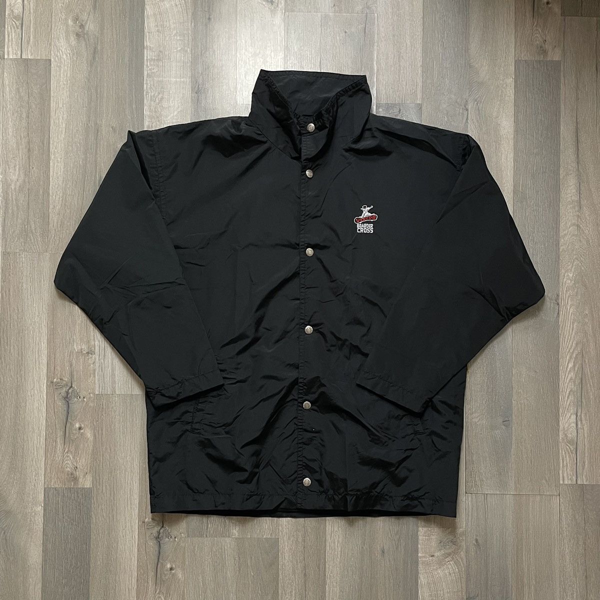 Vision Streetwear Vintage 1990s Vision Streetwear “Boarder Cross” windbreaker Size US XL / EU 56 / 4 - 1 Thumbnail