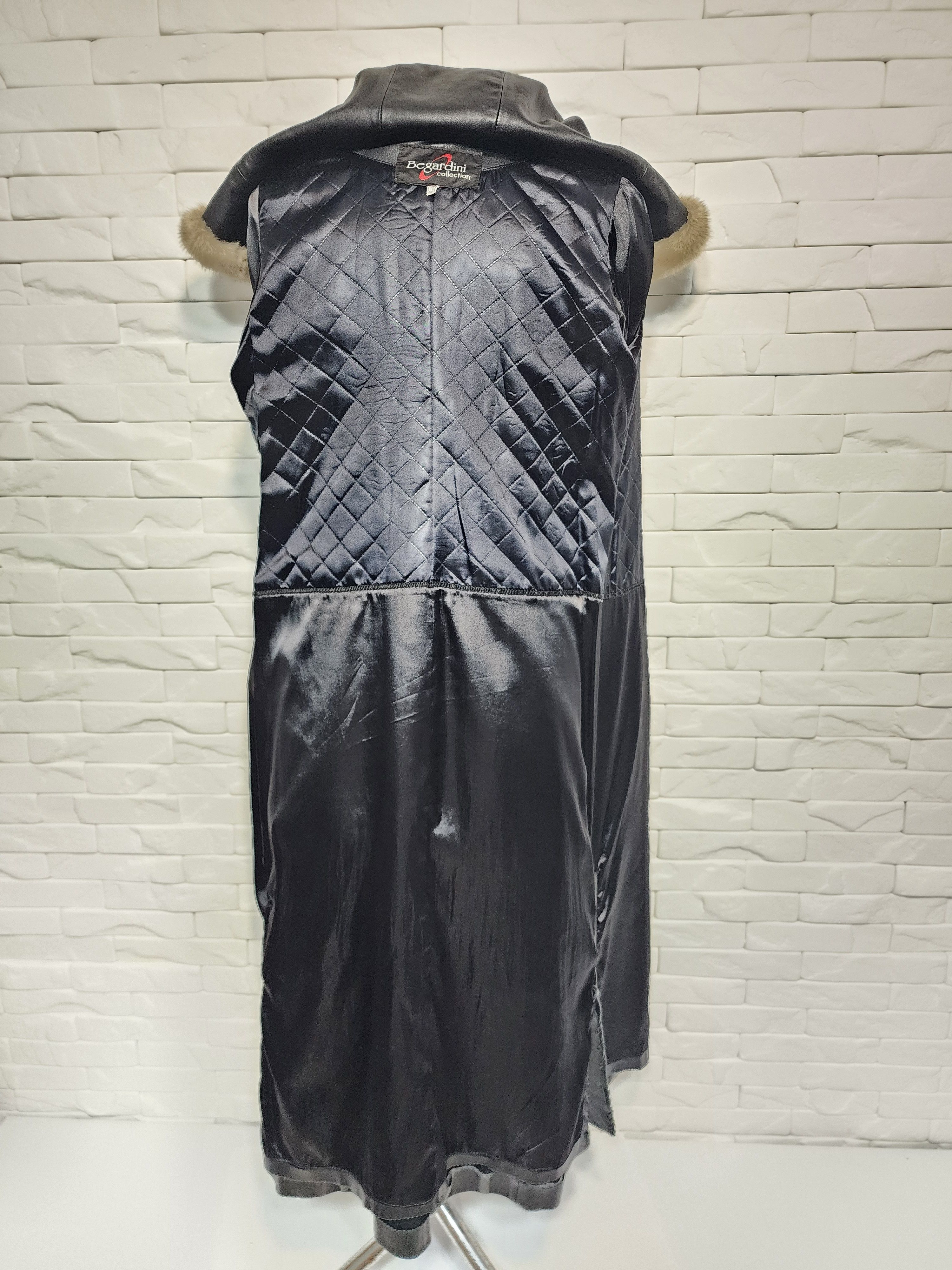 Genuine Leather Black Leather Long Jacket: Elegant Women's Coat With Hood Size M / US 6-8 / IT 42-44 - 7 Thumbnail