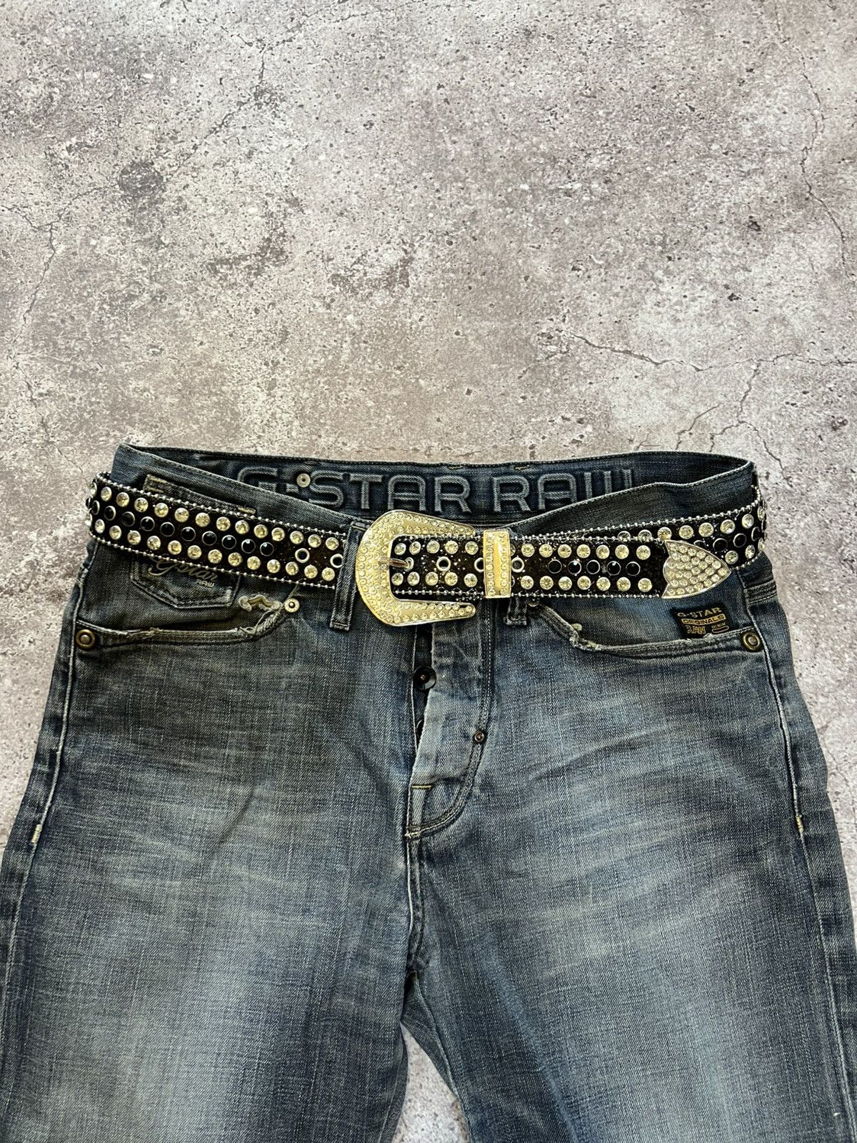 Japanese Brand Amazing Y2K Rhinestones BB Simon Style Belt Size ONE SIZE - 2 Thumbnail