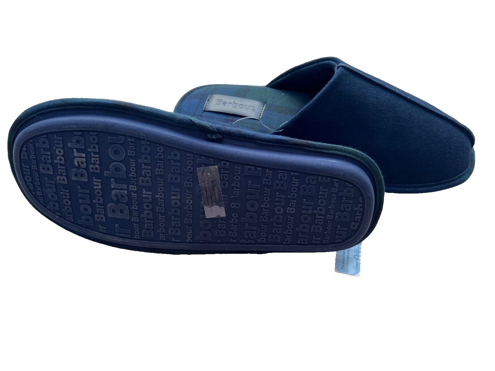 Barbour Barbour Navy Suede Indoor Tartan Slippers ( 8 ) Size US 8 / EU 41 - 3 Thumbnail