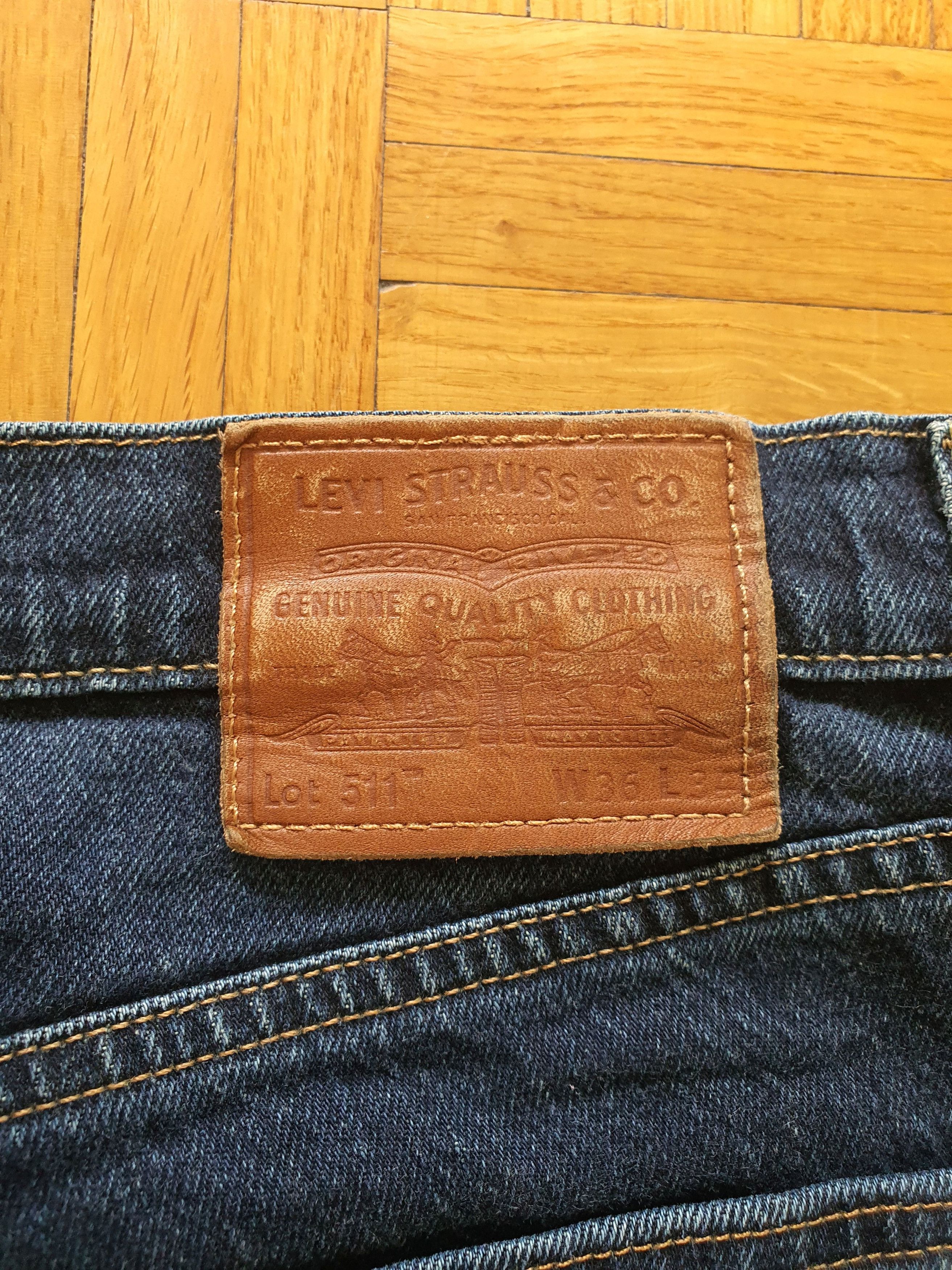Levi's PREMIUM (Big E) 511 Slim Durian Denim Jeans (04511-3720) Size US 36 / EU 52 - 12 Thumbnail