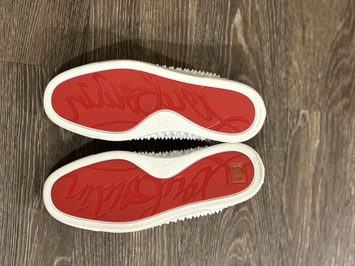 Christian Louboutin Louis Flat Calf/Spikes High Top Sneakers Size US 7 / EU 40 - 4 Thumbnail