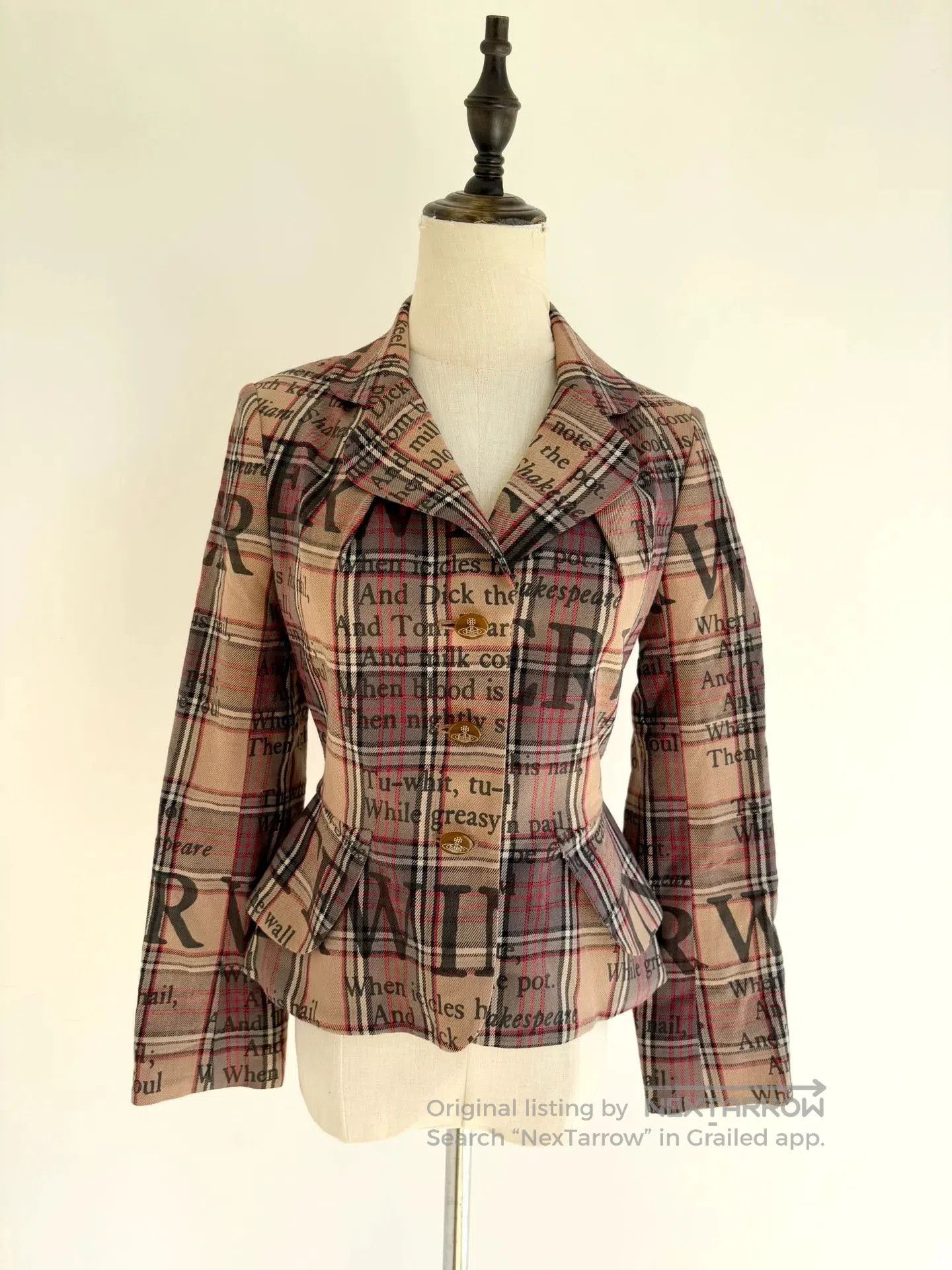 Vivienne Westwood vivienne westwood rare plaid shakespeare jacket. Size M / US 6-8 / IT 42-44 - 2 Thumbnail