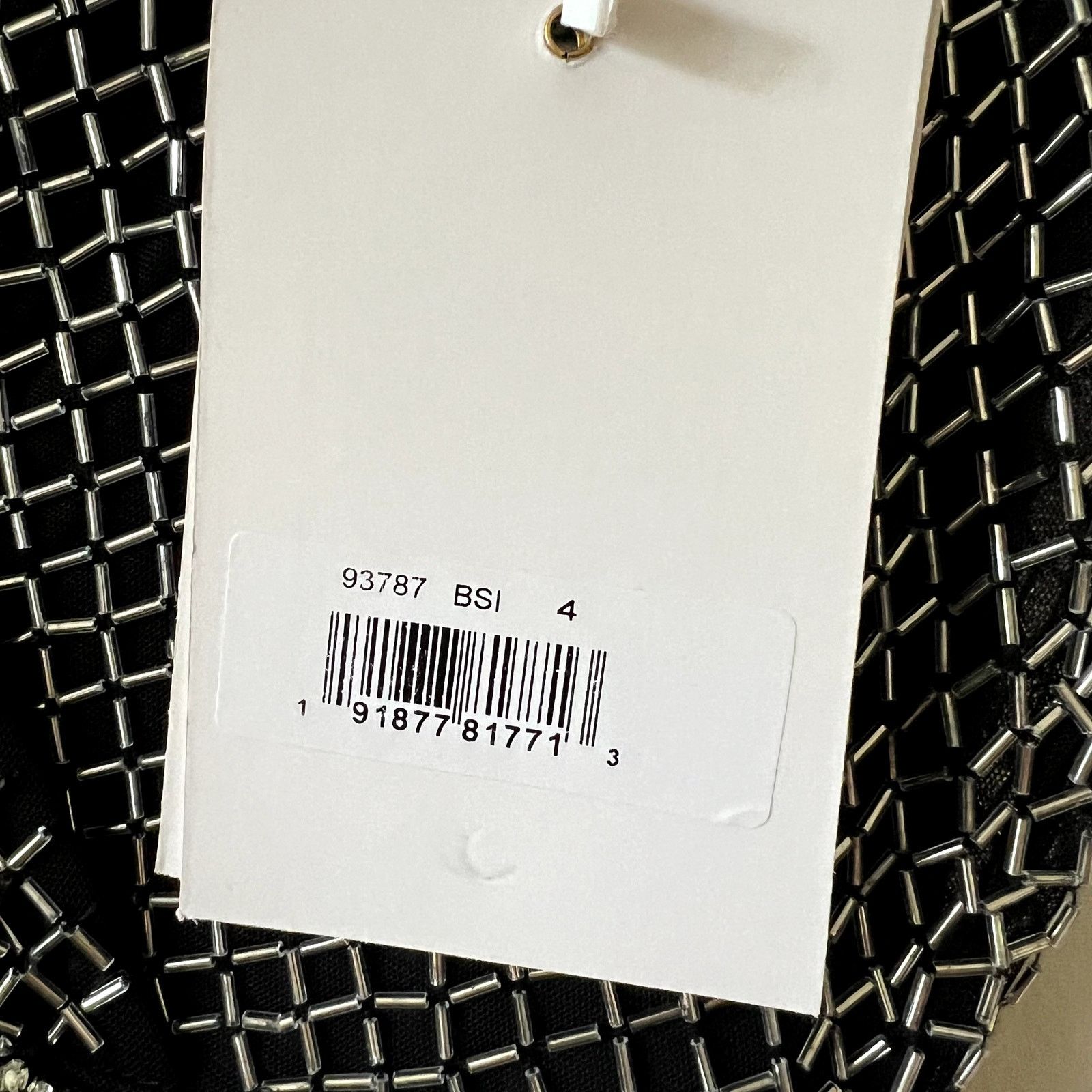 MACH & MACH Mac Duggal Rhinestone Cocktail Dress Black Silver size 4 BB Size S / US 4 / IT 40 - 9 Thumbnail