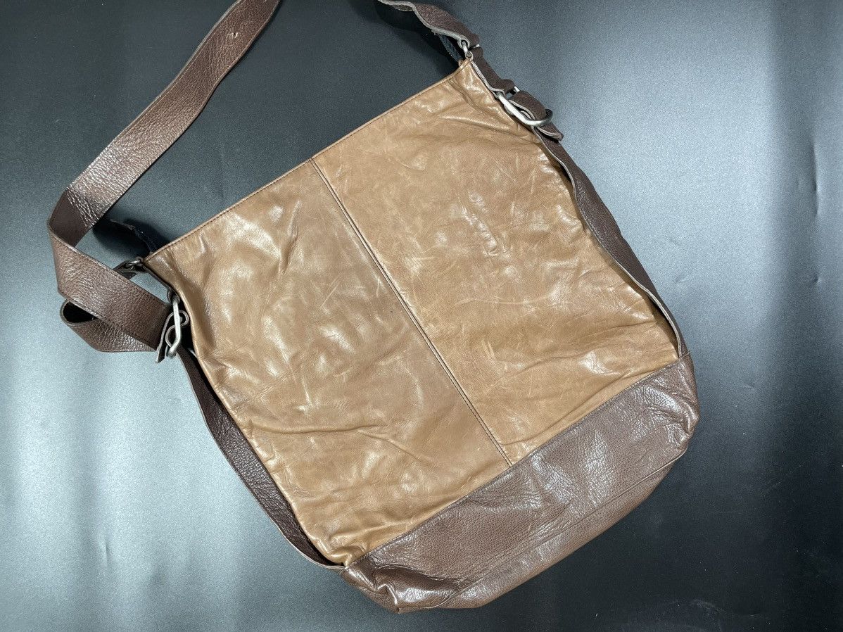 Yohji Yamamoto Yohji Yamamoto Leather Slingbag Size ONE SIZE - 6 Thumbnail