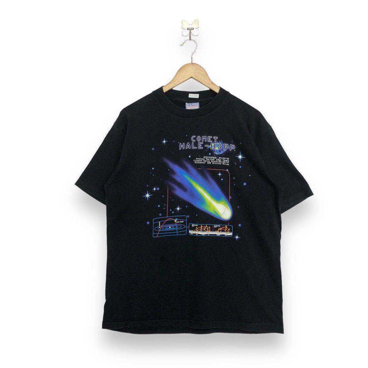 Arts & Science × Vintage Vintage Comet Hale-Bopp Art Visual Graphic Tshirt Size US L / EU 52-54 / 3 - 1 Thumbnail