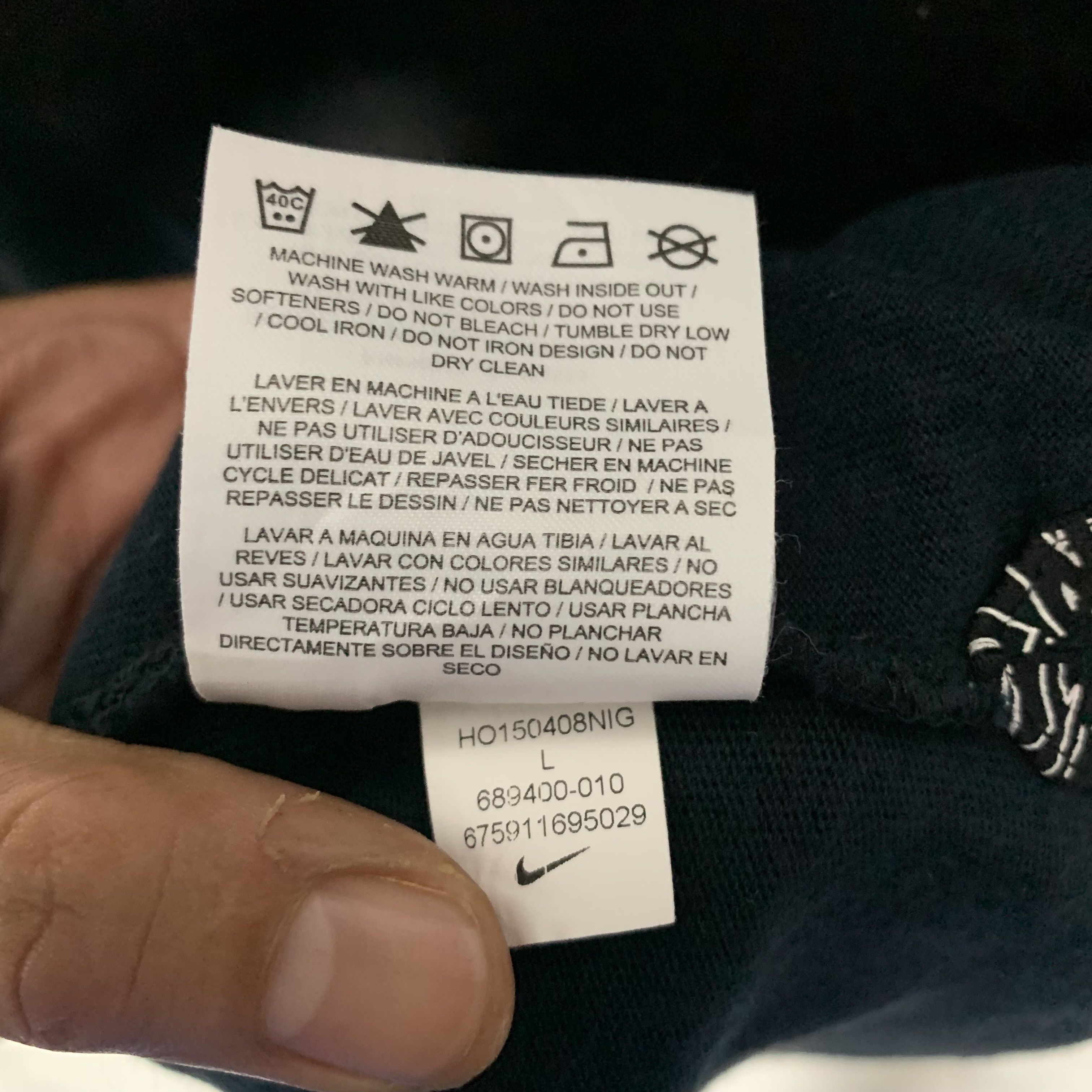 Nike Nike Air Big Logo Sweatshirt Size US L / EU 52-54 / 3 - 6 Thumbnail
