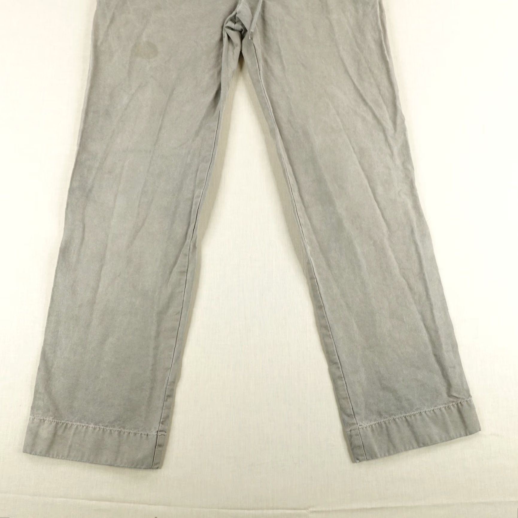 James Perse VINTAGE James Perse Men's Pants 34 Chino Casual Workwear Gray Cotton Straight 90s Size US 34 / EU 50 - 4 Thumbnail