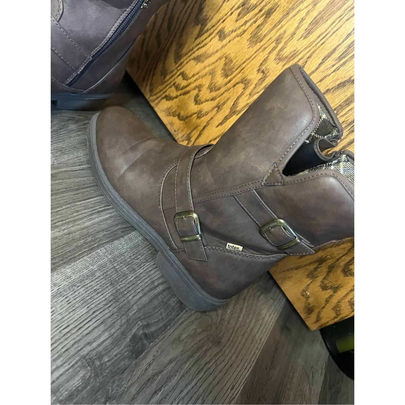Other Totes Brown Woman’s Boots With Side Zipper Woman’s Size 9 Size US 9 / IT 39 - 2 Thumbnail