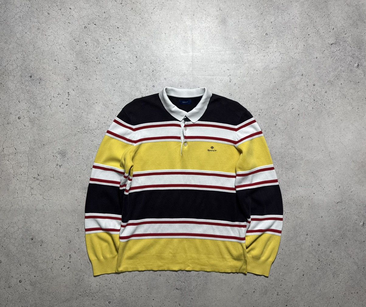 Gant Gant Vintage Striped Polo Rugby Sweatshirt Size M Size US M / EU 48-50 / 2 - 1 Thumbnail