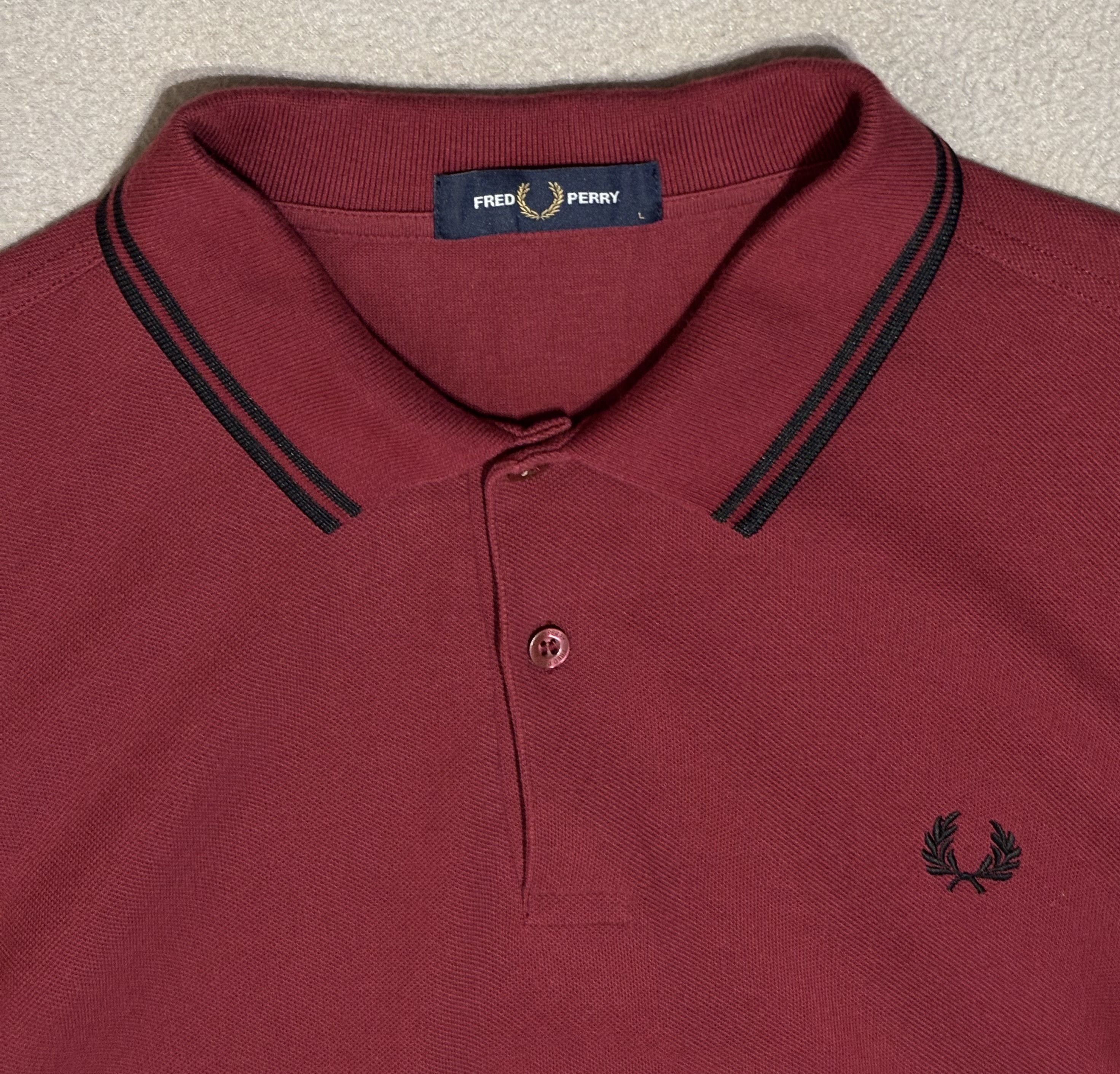 Fred Perry Fred Perry Long Sleeve Polo Shirt Size L Size US L / EU 52-54 / 3 - 11 Thumbnail