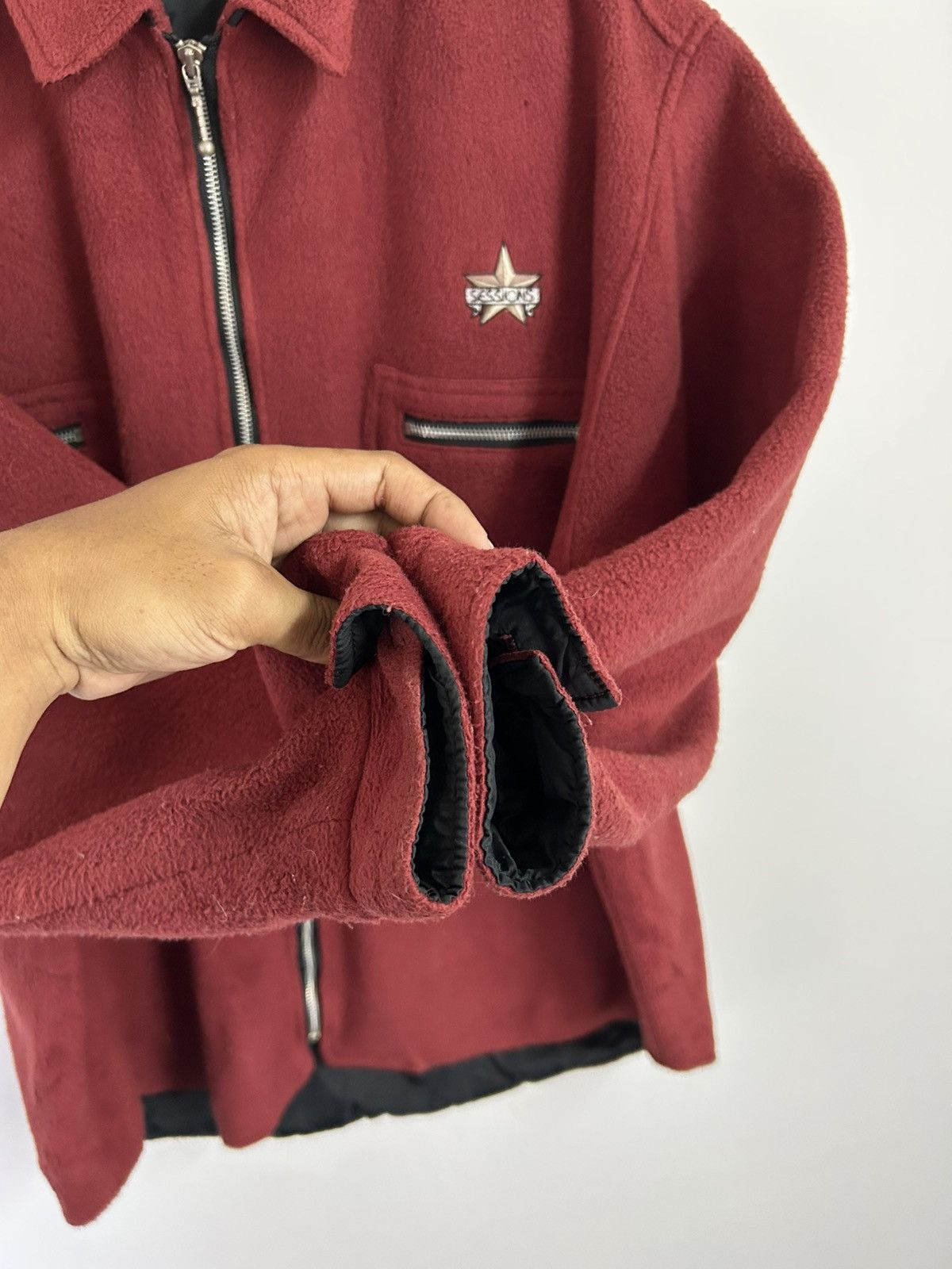 Sessions ⚡️Vintage Sessions Fleece Zipper Shirt Jacket Size US XL / EU 56 / 4 - 7 Thumbnail