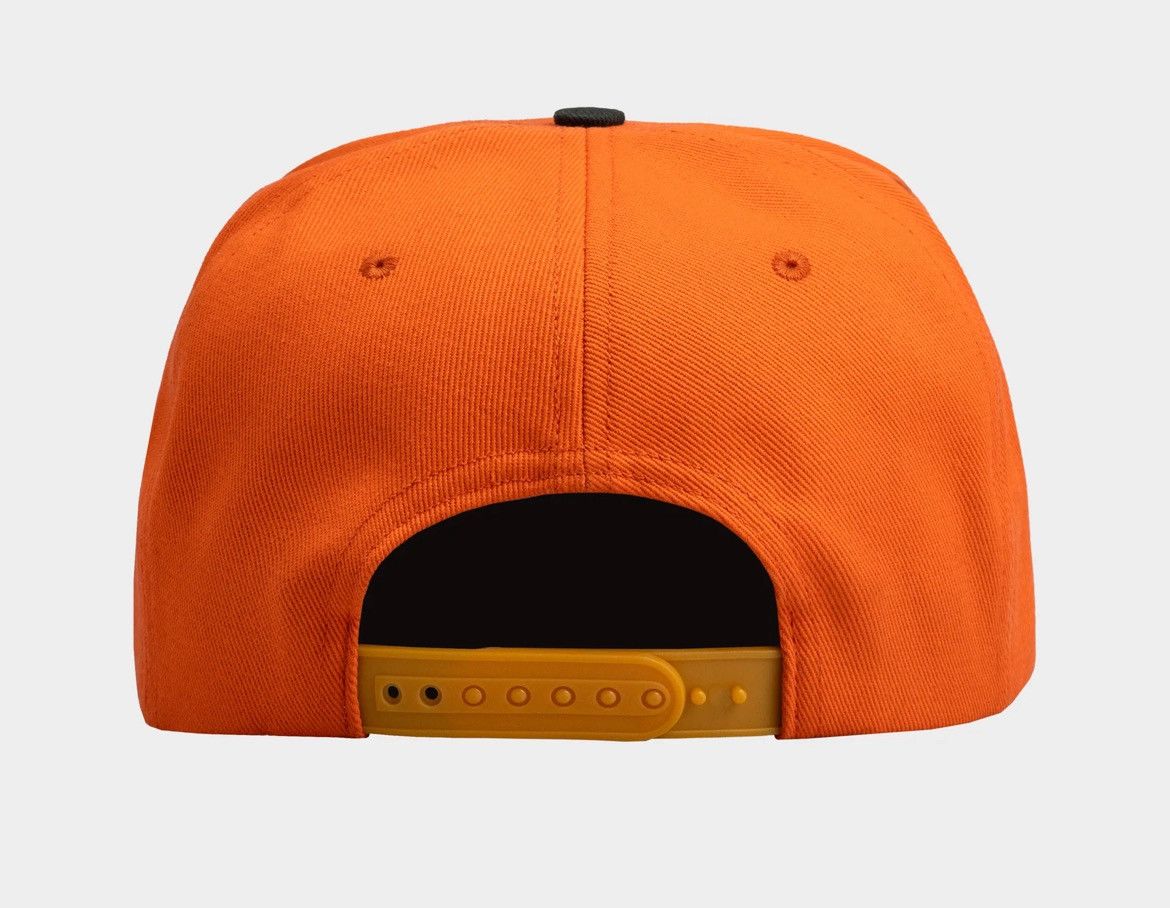 Eric Emanuel Eric Emanuel Orange w off white EE snapback hat Size ONE SIZE - 3 Thumbnail