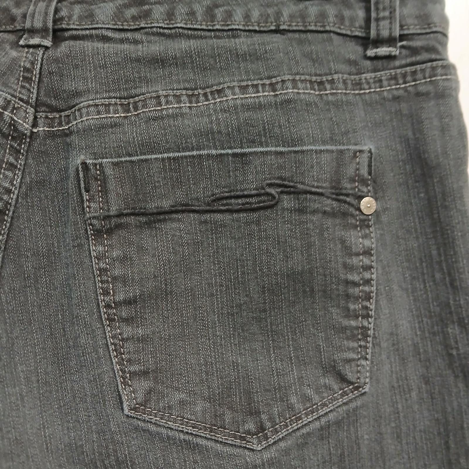 Designer Black AK Jeans Modern Sophisticate Boot Cut Jeans - Size 10 Size 32" / US 10 / IT 46 - 8 Thumbnail