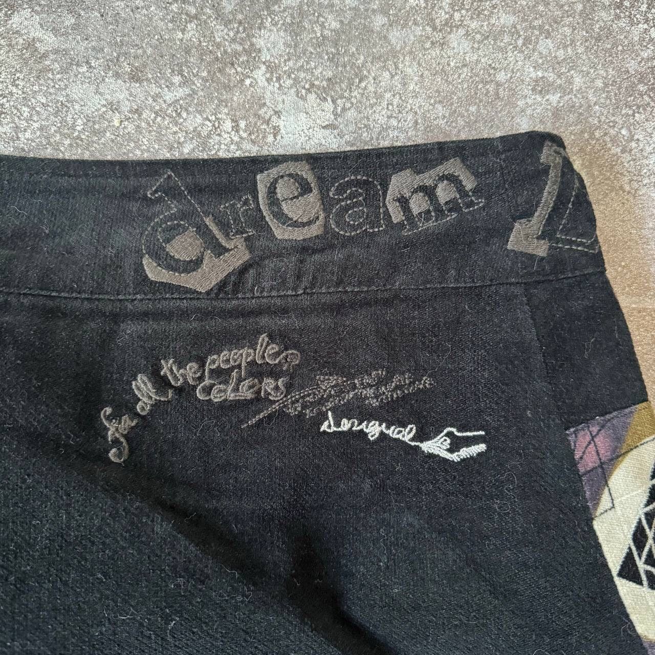 Hysteric Glamour × If Six Was Nine × Japanese Brand Desigual Y2K Crazy Abstract Skirt Size 32" / US 10 / IT 46 - 6 Thumbnail