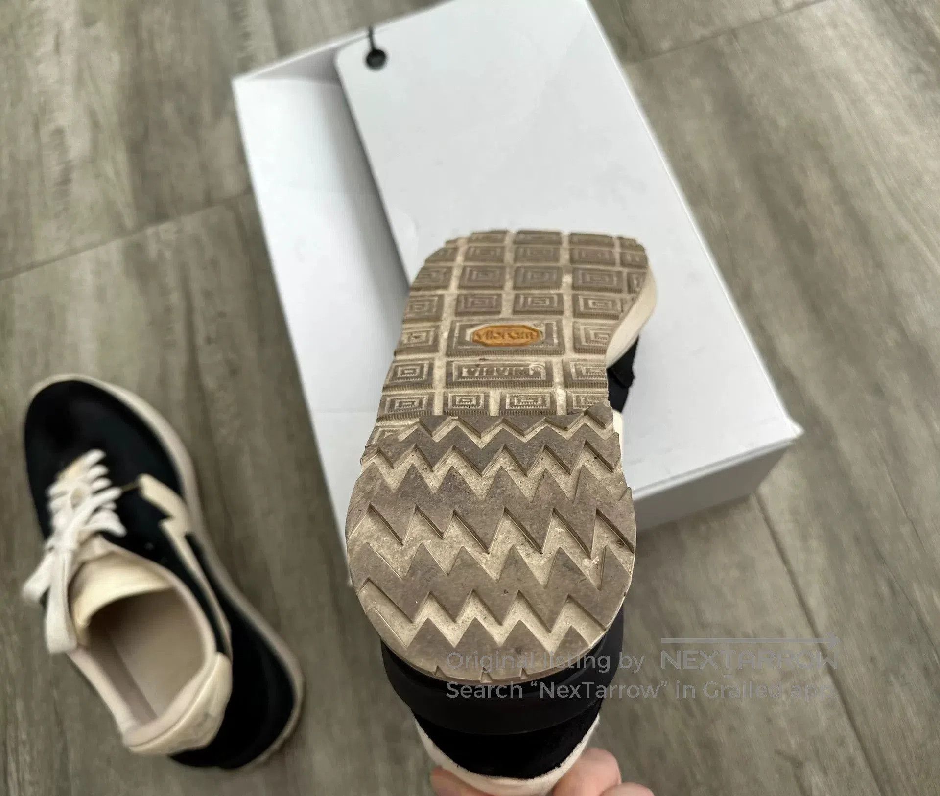 Visvim visvim fkt runner sneakers black and white. Size US 9 / EU 42 - 6 Thumbnail