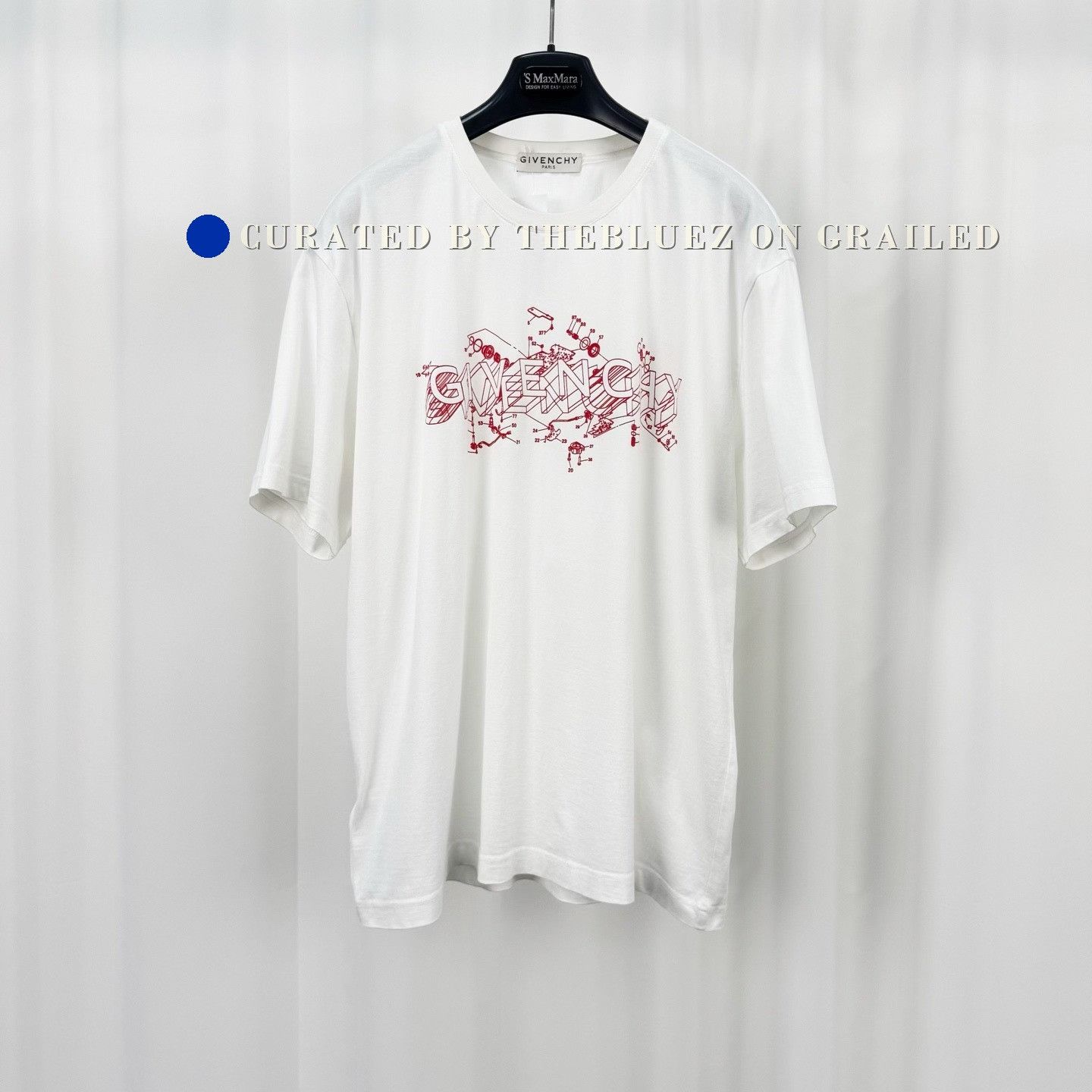 Givenchy Givenchy Letter Print Short Sleeve Size US M / EU 48-50 / 2 - 1 Thumbnail