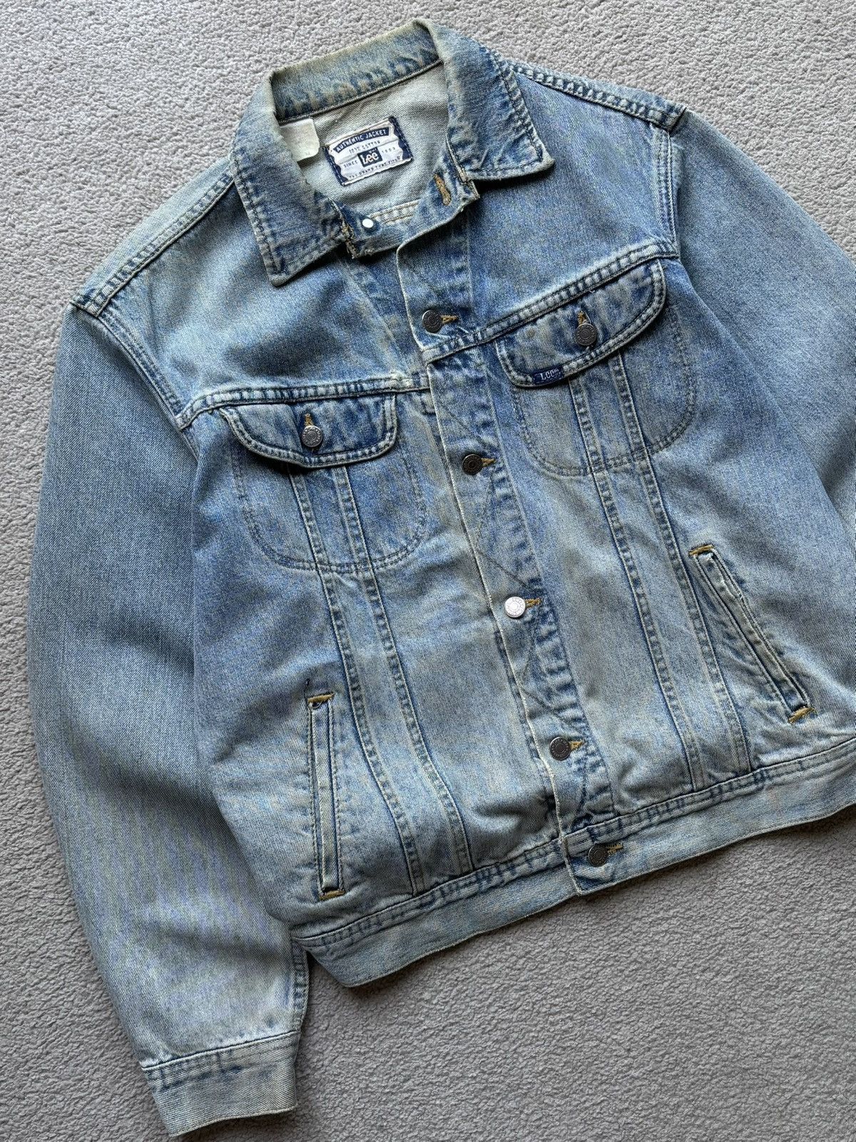 Lee × Vintage Vintage 1980s/1990s Lee Trucker Jacket MADE IN USA Size US M / EU 48-50 / 2 - 2 Thumbnail