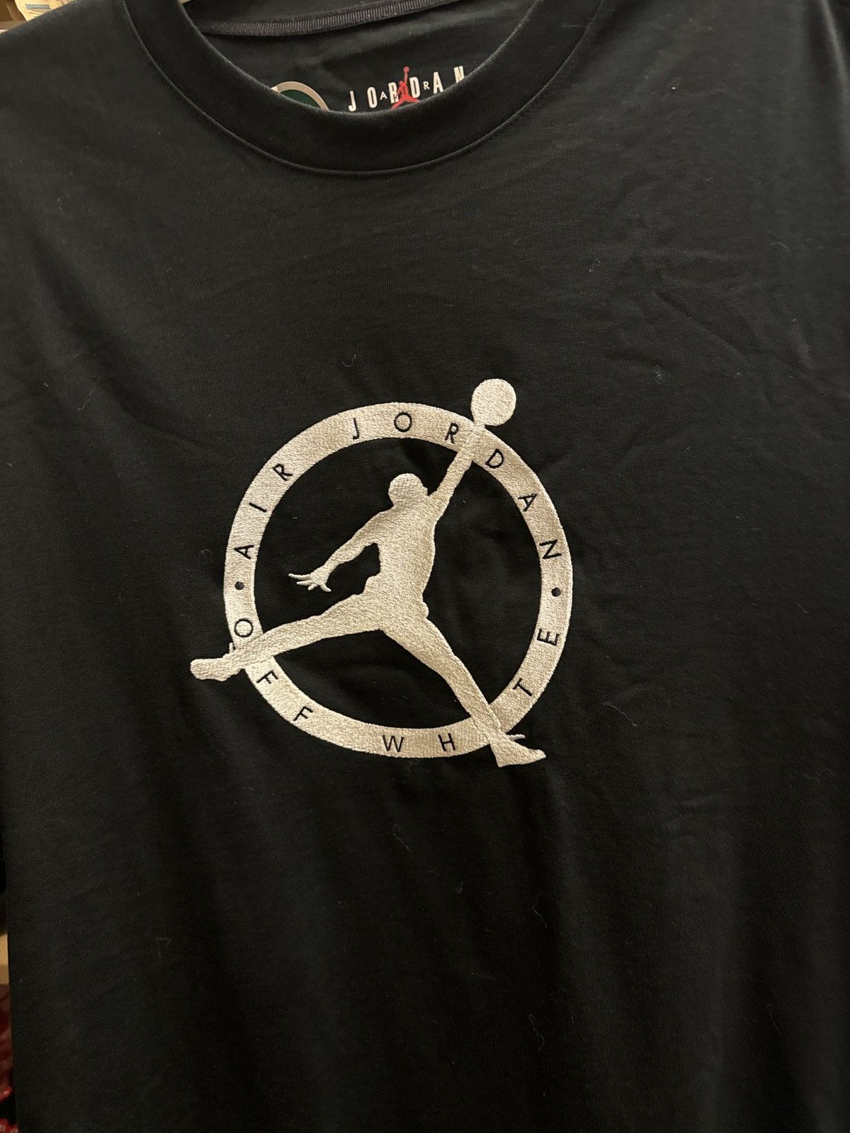 image of Jordan Off White Off White Jordan XL T-Shirt in Black, Men's