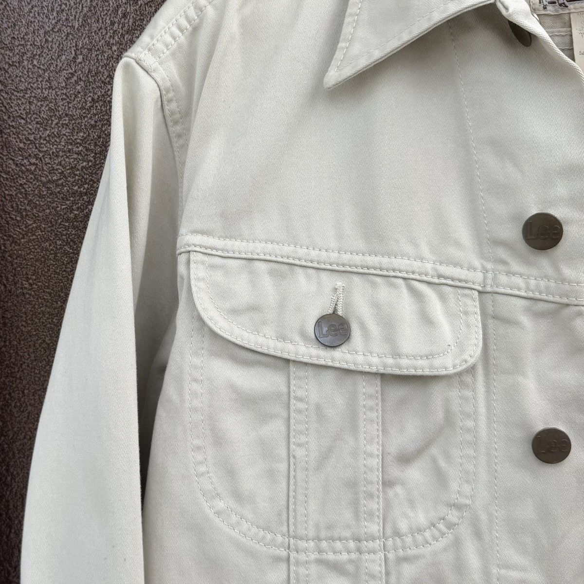 Lee Vintage Lee Westerner Jacket Cream Denim Western Trucker Size US M / EU 48-50 / 2 - 5 Thumbnail