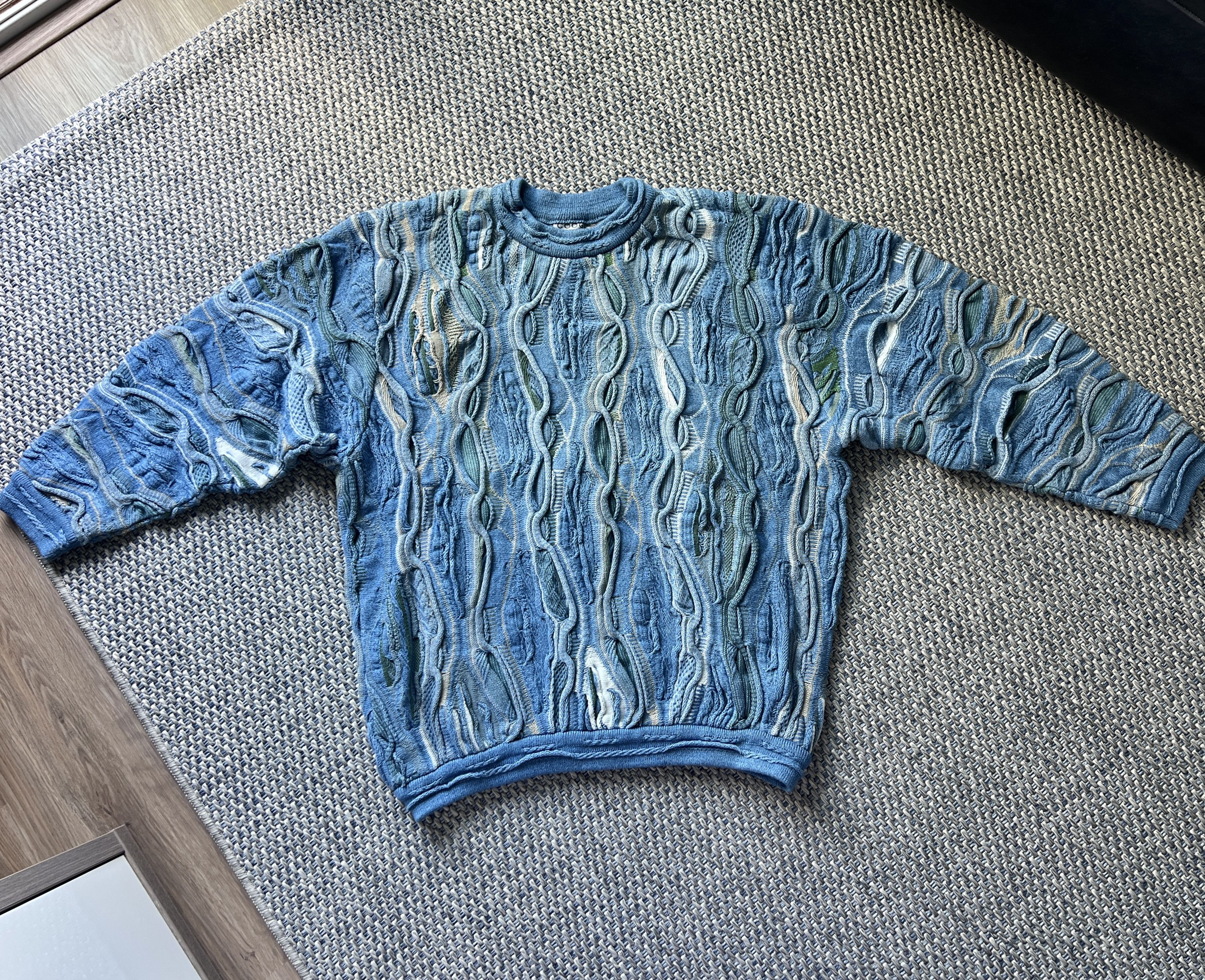 Coogi Vintage COOGI 3D knitted sweater Size US L / EU 52-54 / 3 - 2 Thumbnail