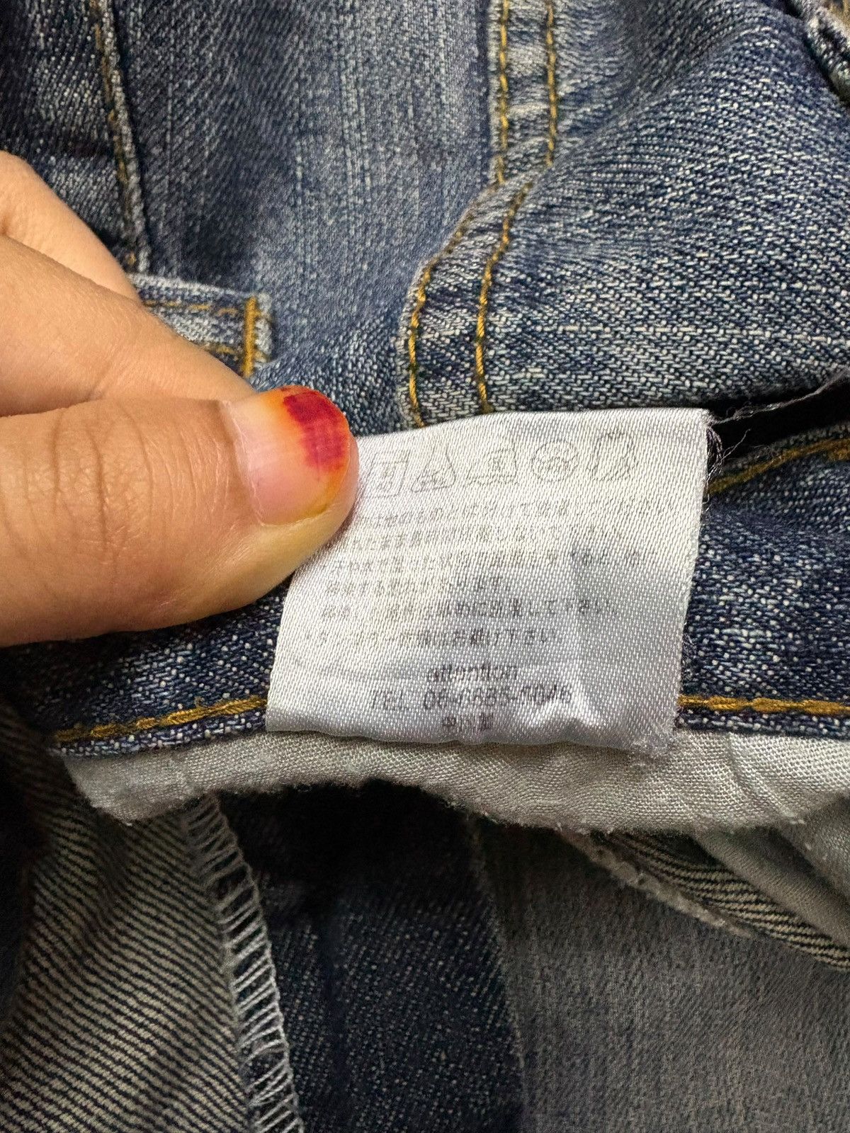 Japanese Brand Vintage Japanese Brand Mud Wash Distressed Loose Baggy Jeans Size US 30 / EU 46 - 11 Thumbnail