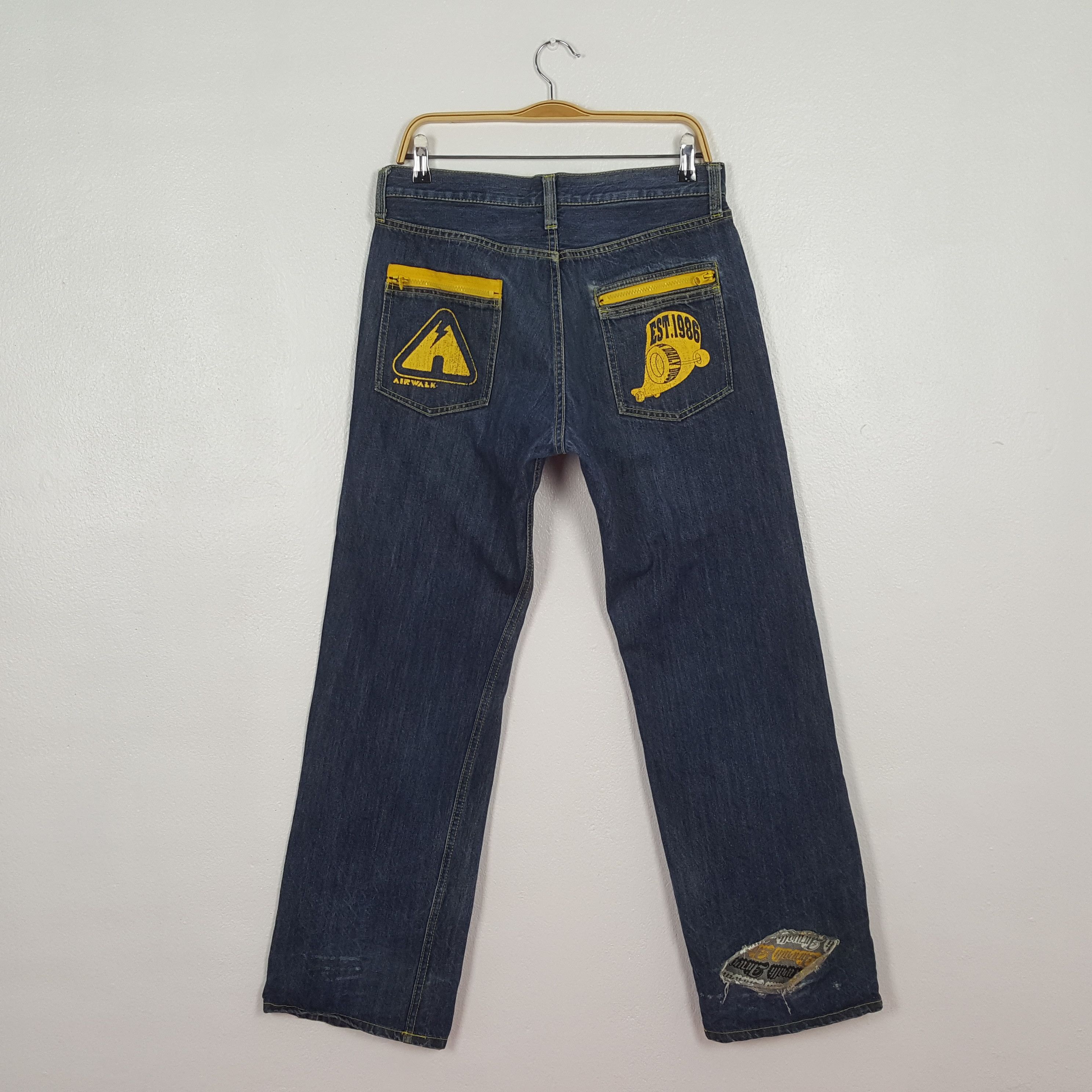 Airwalk Vintage Airwalk Skateboard Streetwear Style Jeans C297N29 Size US 30 / EU 46 - 4 Thumbnail
