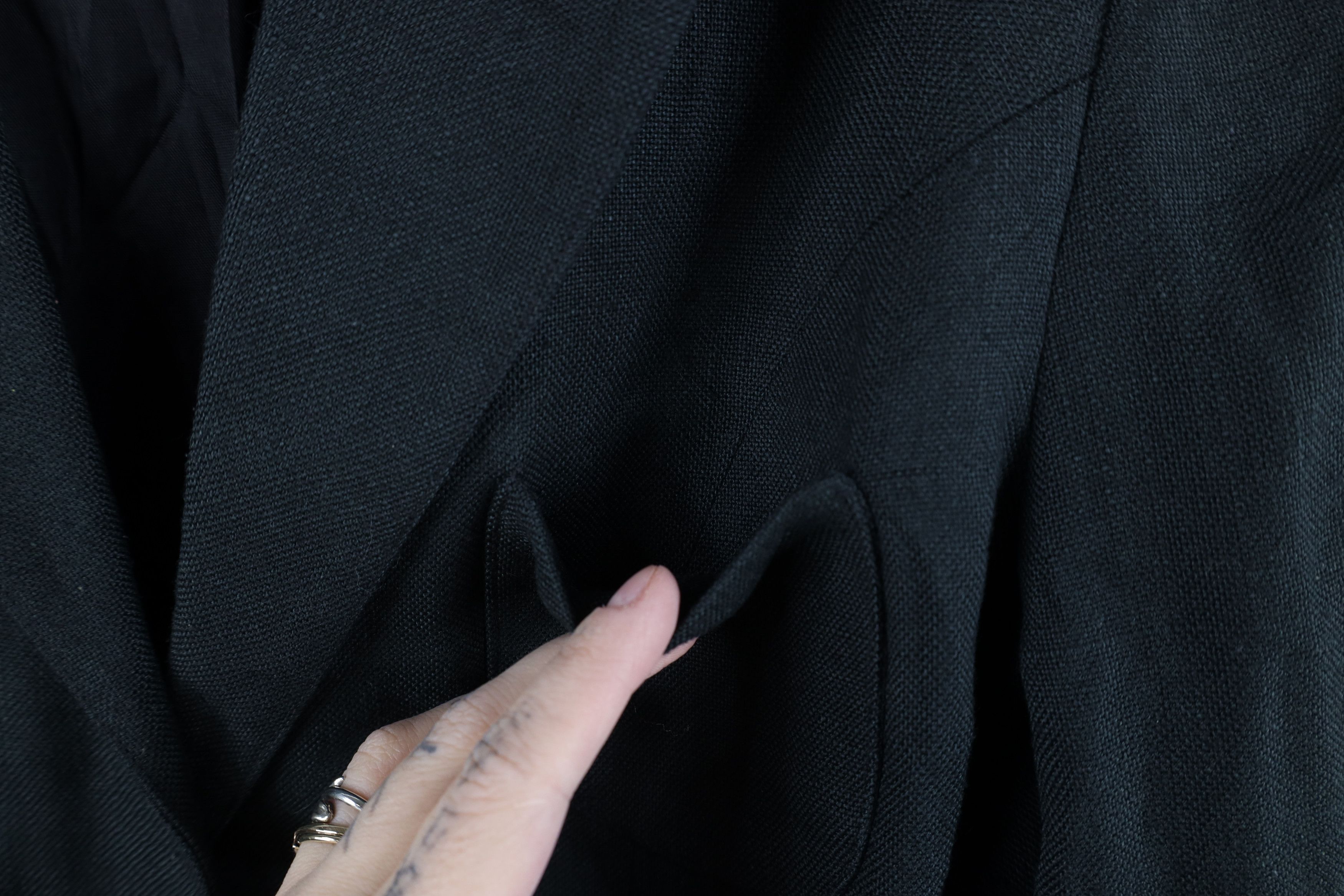 Vintage Vintage 70s Streetwear Knit Suit Coat Blazer Jacket USA Size XL / US 12-14 / IT 48-50 - 5 Thumbnail