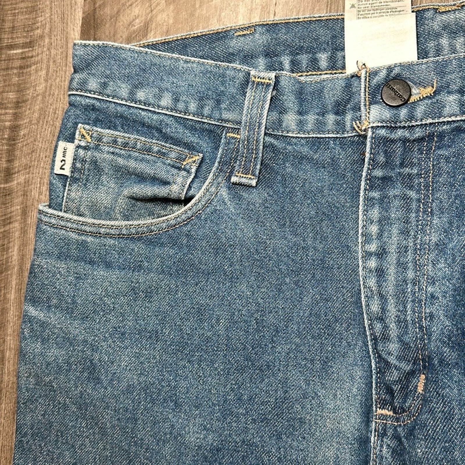 Carhartt Carhartt Flame Resistant Signature Dungaree Jeans - 34x34 Size US 34 / EU 50 - 6 Thumbnail