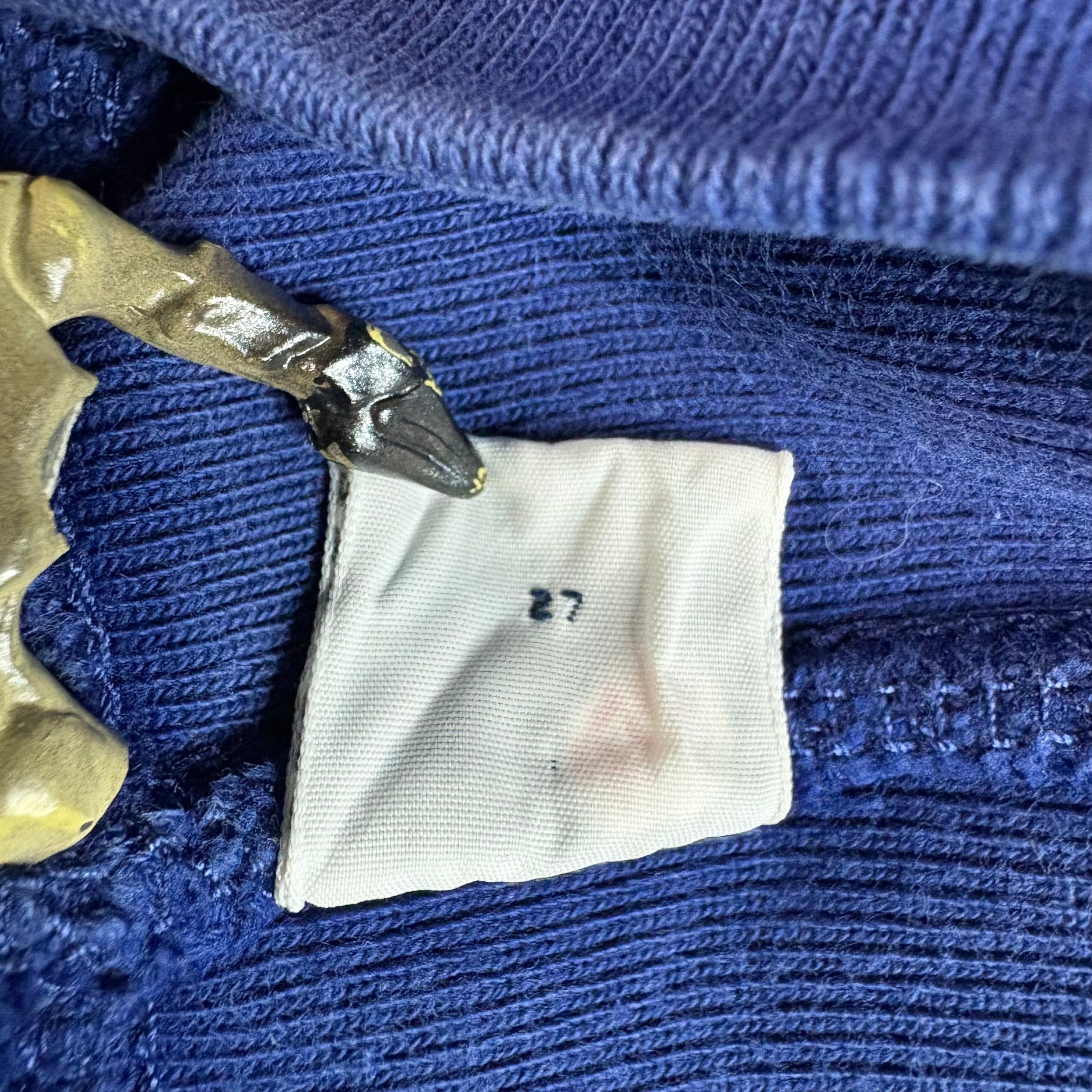 Polo Ralph Lauren Polo Ralph Lauren Royal Blue Fleece Crewneck Sweatshirt Size US XL / EU 56 / 4 - 5 Thumbnail