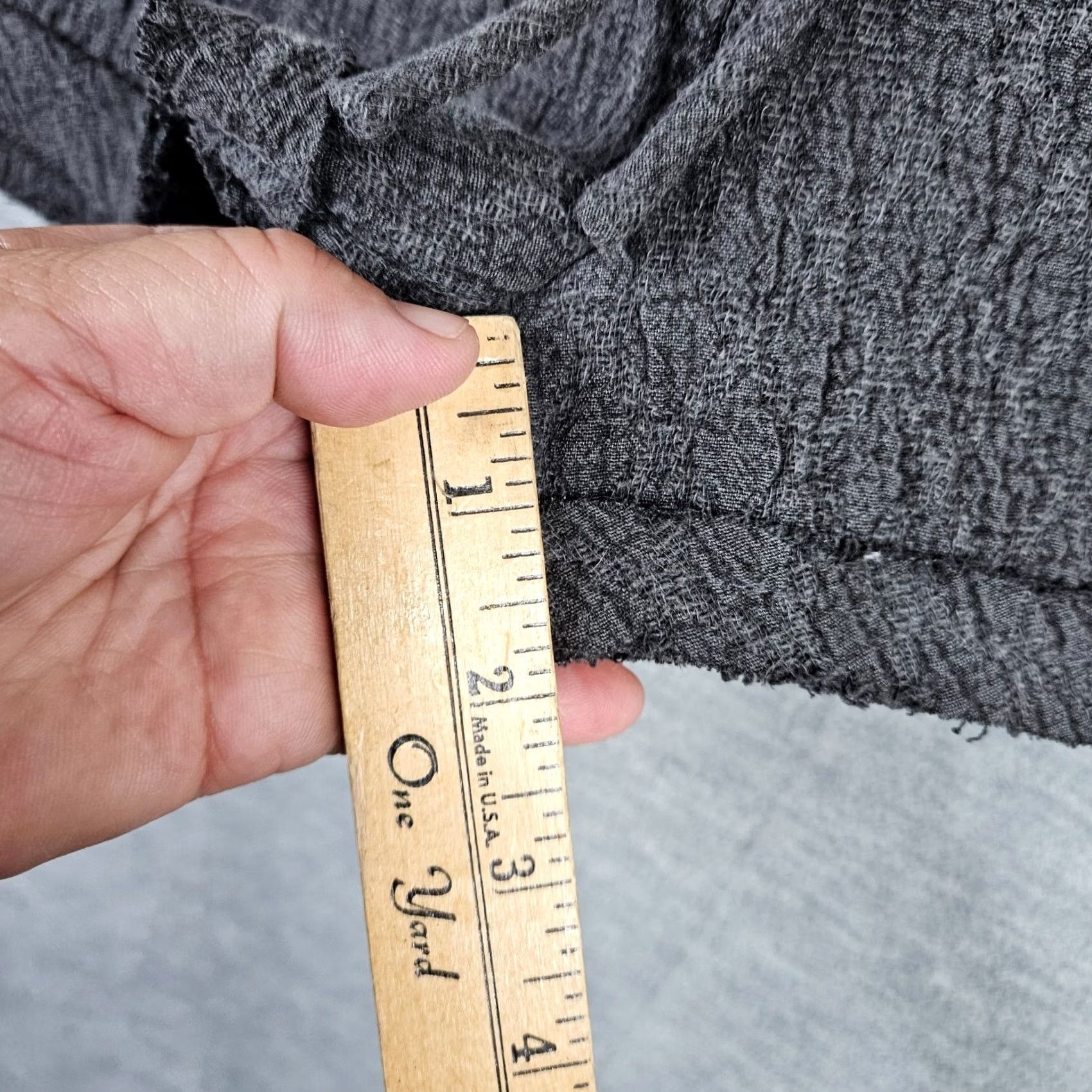 Vintage GRADE & GATHER Women's Jacquard Woven Shorts S NEW Gray Solid 5-Pocket Casual Knit? Size 28" / US 6 / IT 42 - 6 Thumbnail
