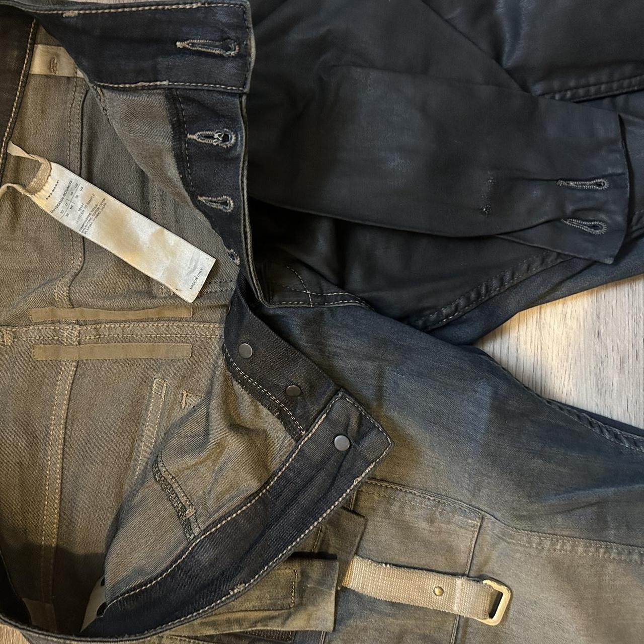 Rick Owens Drkshdw Rick Owens DRKSHDW Memphis Cut Jeans “Hustler” Size US 30 / EU 46 - 3 Thumbnail