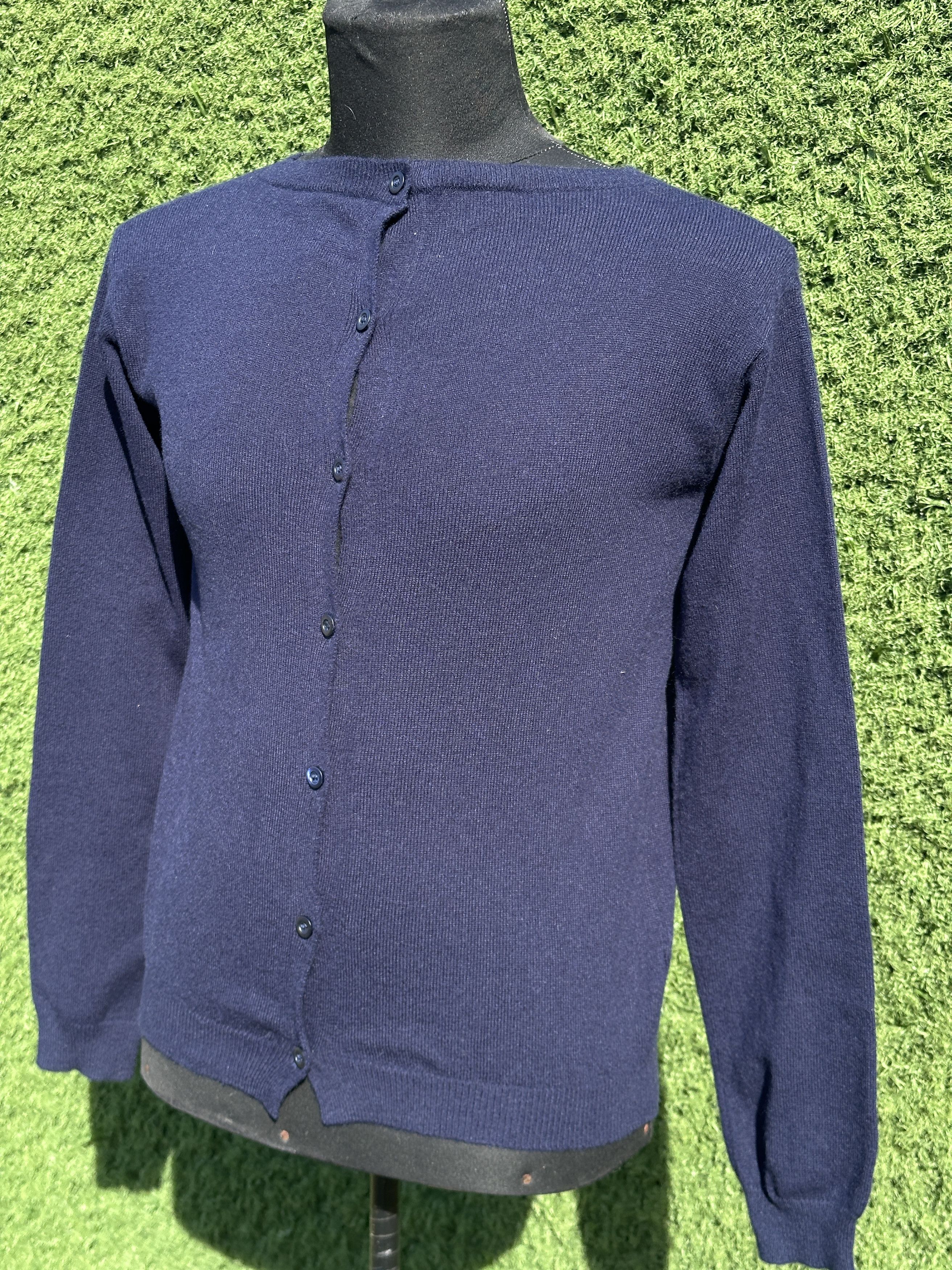 Prada Prada Button-Back Reversed Cardigan Size IT 42 Wool Knit Size M / US 6-8 / IT 42-44 - 9 Thumbnail