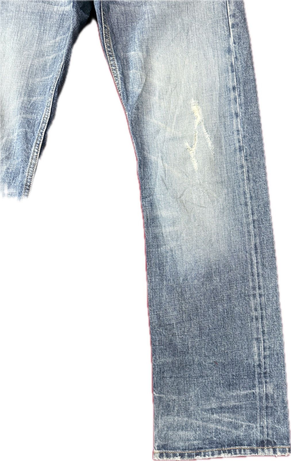 Diesel Black Gold DIESEL VIKER DISTRESS DENIM STRAIGHT TYPE Size US 30 / EU 46 - 3 Thumbnail