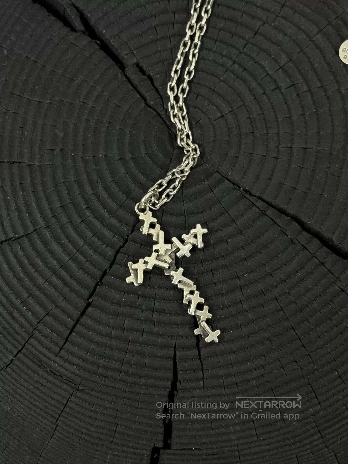 Undercover UNDERCOVER Silver Cross Necklace. Size ONE SIZE - 3 Thumbnail