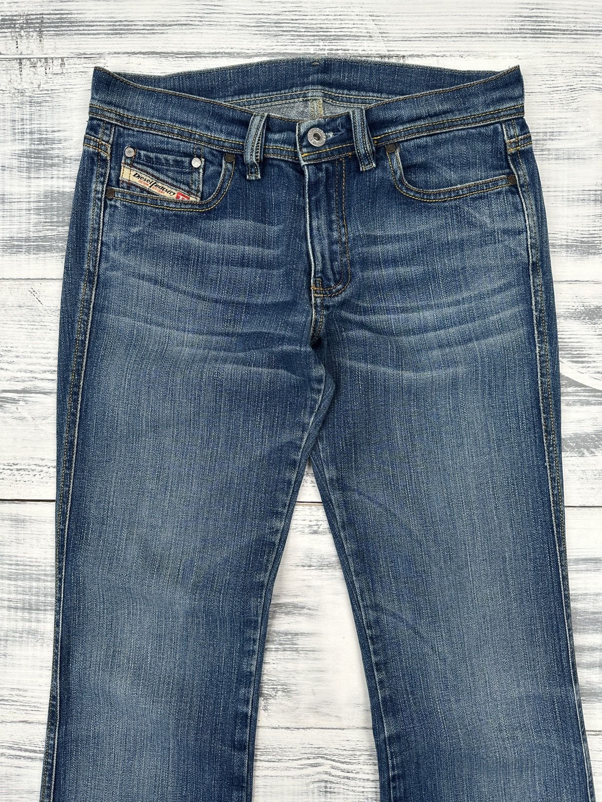 Diesel Y2K DIESEL Low Rise Blue Flared Jeans Women’s Pants Size 28" / US 6 / IT 42 - 3 Thumbnail