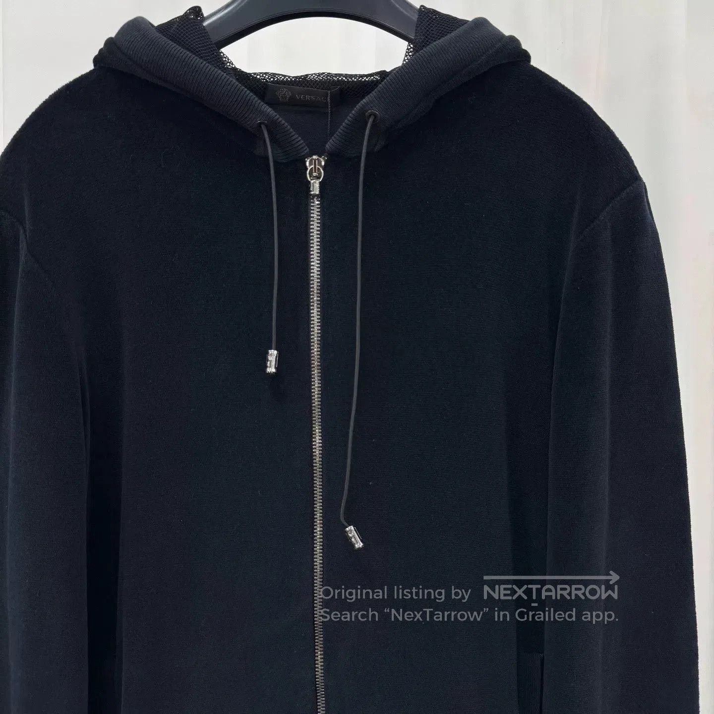 Versace versace black velvet zip. Size XS / US 0-2 / IT 36-38 - 3 Thumbnail