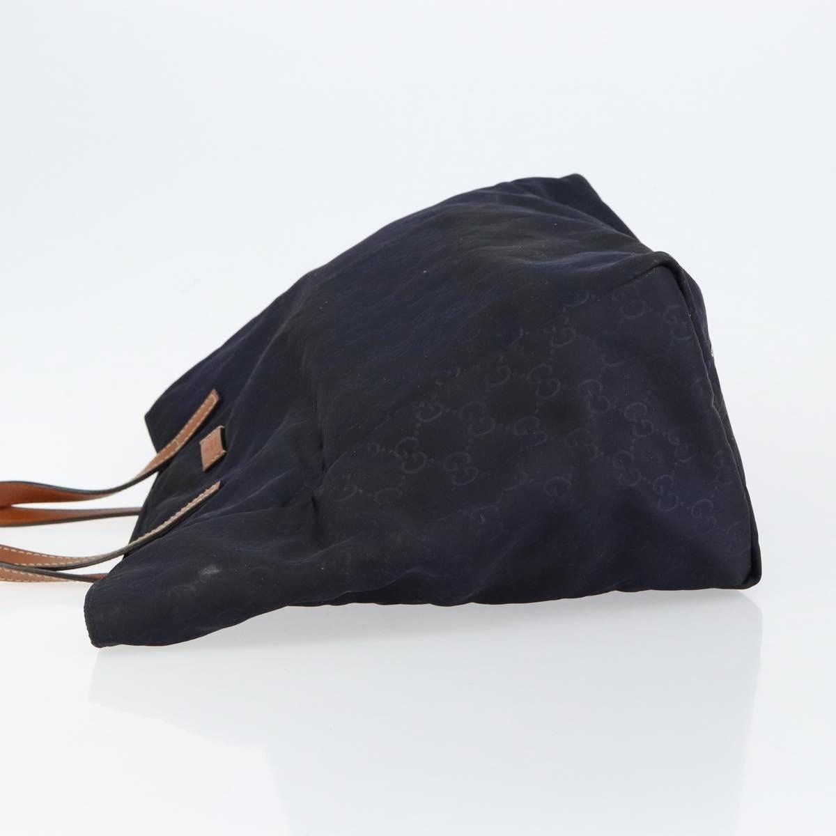 Gucci GUCCI GG Canvas Tote Bag Nylon Navy Size ONE SIZE - 5 Thumbnail