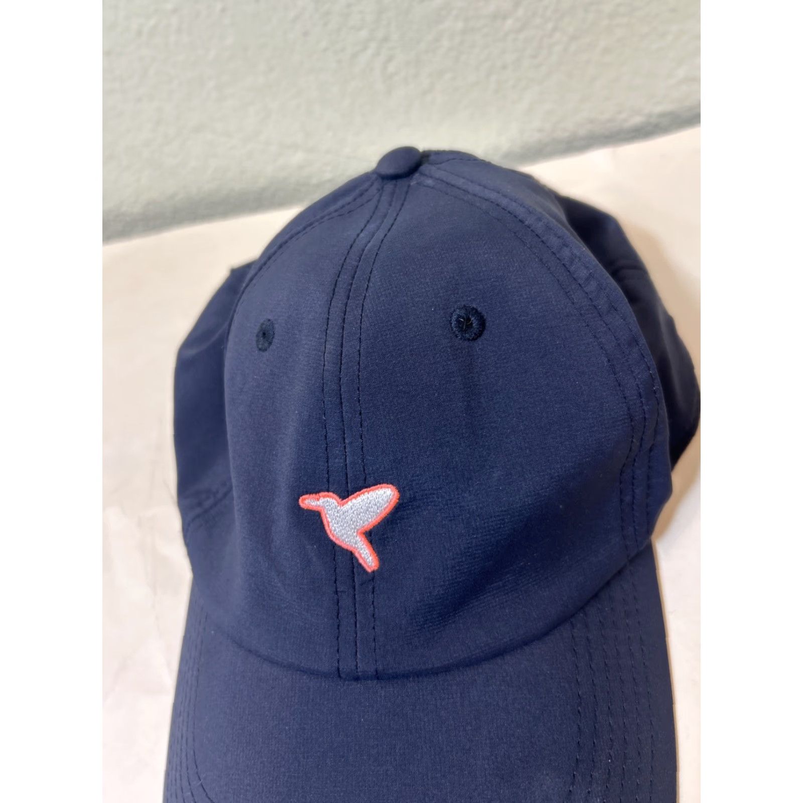 Vintage VINTAGE Bird Dogs Unisex Adult Free The Bird Navy Blue Strapback Hat Logo Polyester Size ONE SIZE - 4 Thumbnail