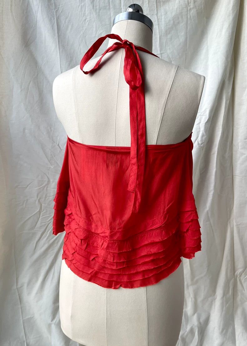 Comme des Garcons Comme des Garcons Red cake hem multi-layer lace one-piece Size M / US 6-8 / IT 42-44 - 7 Thumbnail