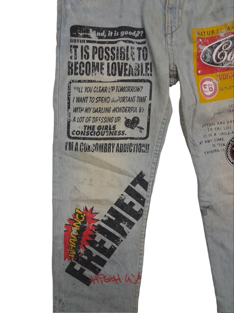 Japanese Brand Co & Lu Japan Distressed Denim (E109) w32 Size US 32 / EU 48 - 8 Thumbnail