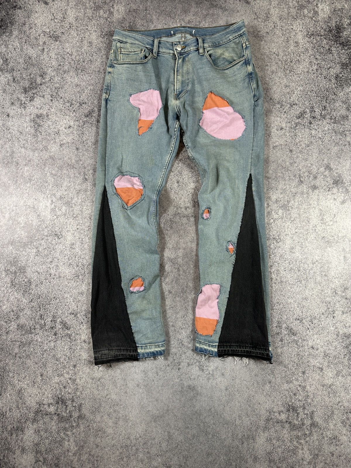 Other Y2K Vintage Custom Jeans Streetwear Style USA S-M Rare Alt Size US 32 / EU 48 - 2 Thumbnail