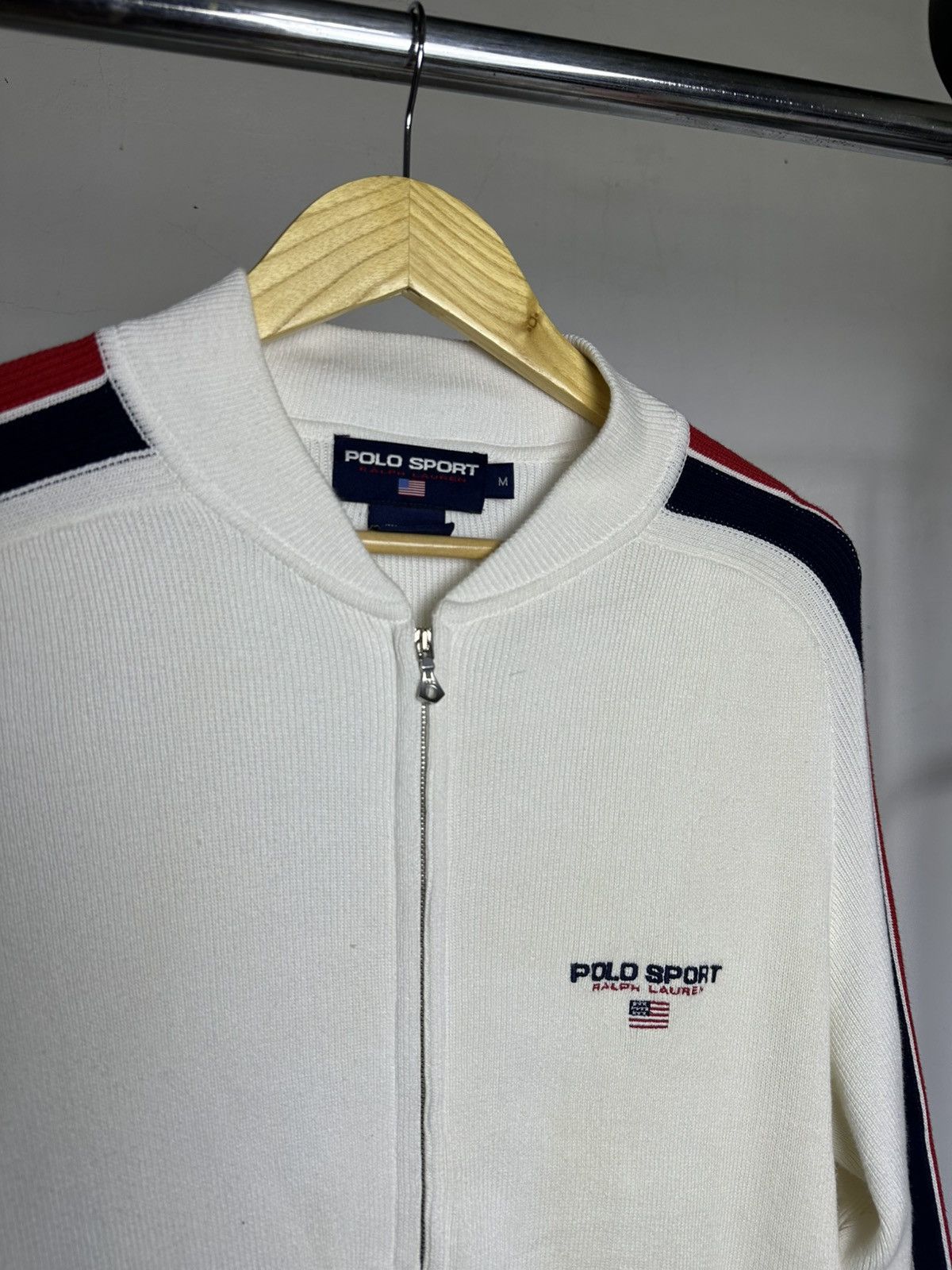 Polo Ralph Lauren × Ralph Lauren Sport Polo Sport Zipper knitwear by Ralph Lauren Size US M / EU 48-50 / 2 - 2 Thumbnail