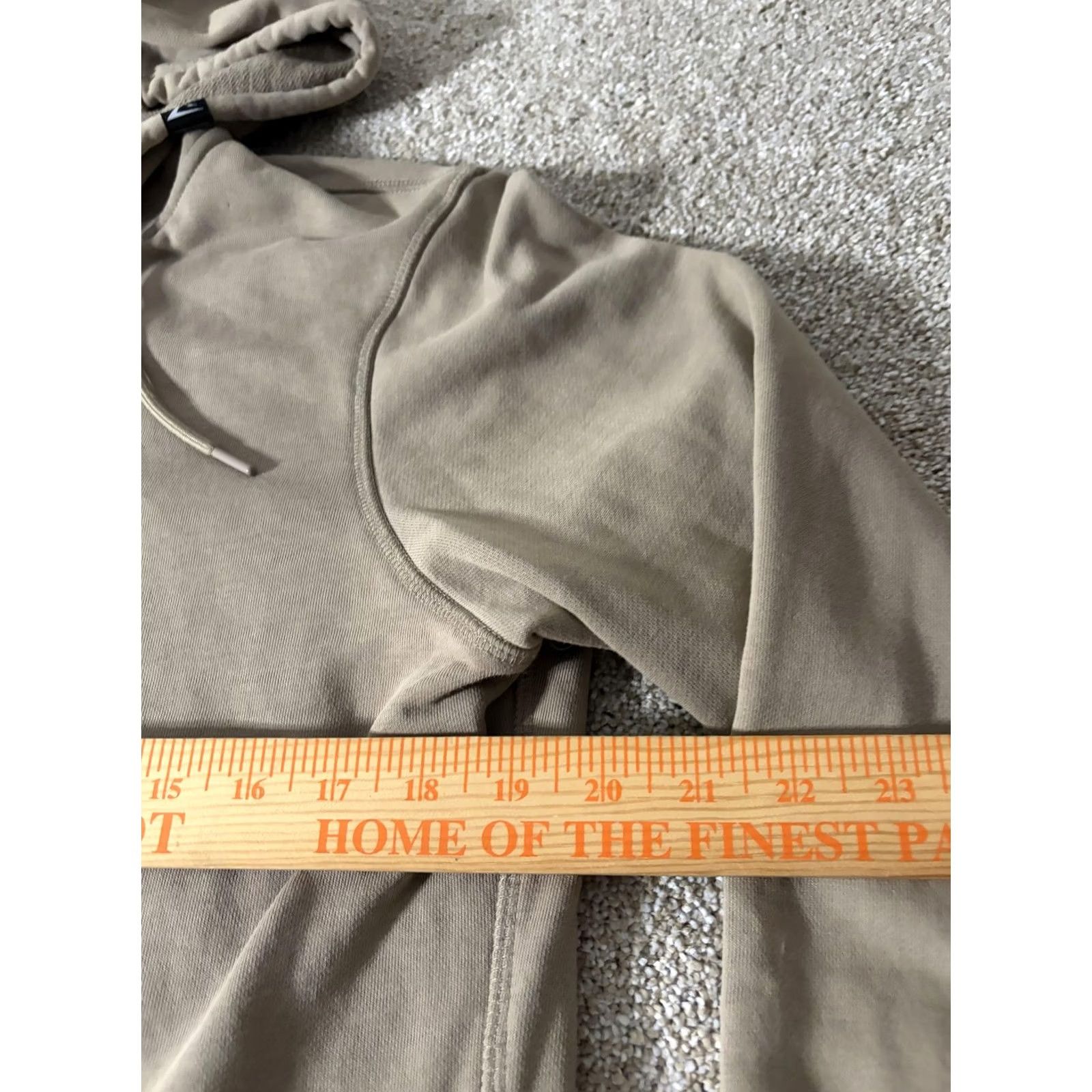 Gymshark Gymshark Hoodie Mens M Beige Full Zip Athletic Sweatshirt Hoodie Pockets Logo Size US M / EU 48-50 / 2 - 3 Thumbnail