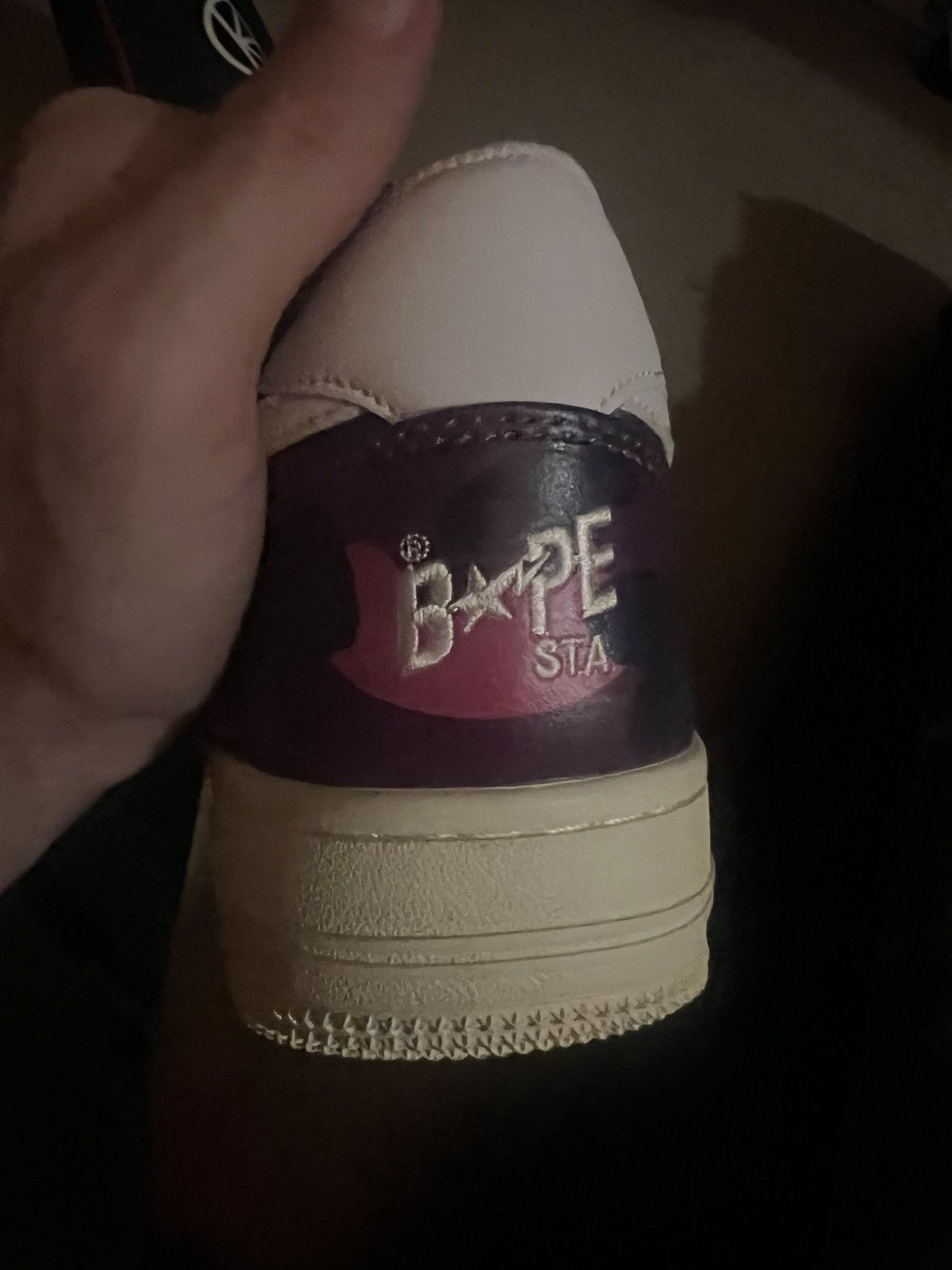 Bape A bathing ape Bape Bapesta purple camo sneakers size 10 Size US 10 / EU 43 - 6 Thumbnail