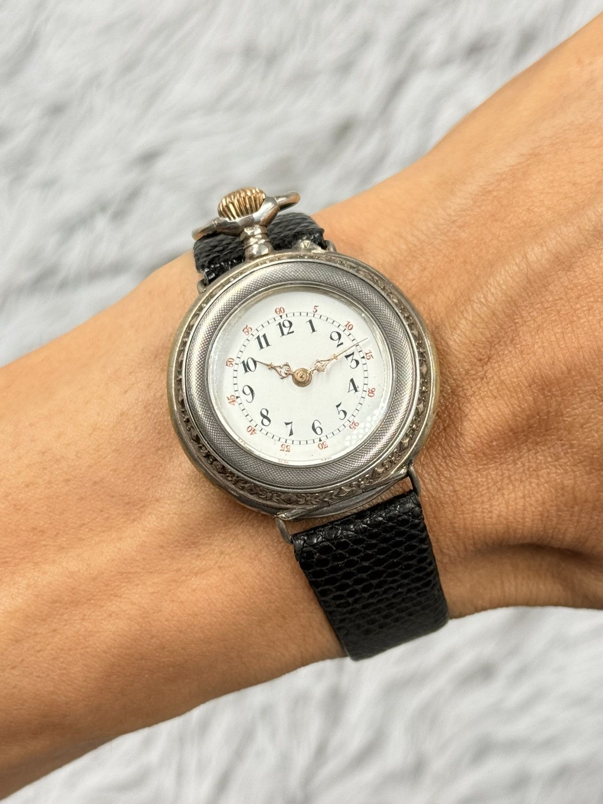Vintage Vintage Apapt Sterling Silver Pocket Manual Unisex Watch Size ONE SIZE - 2 Thumbnail