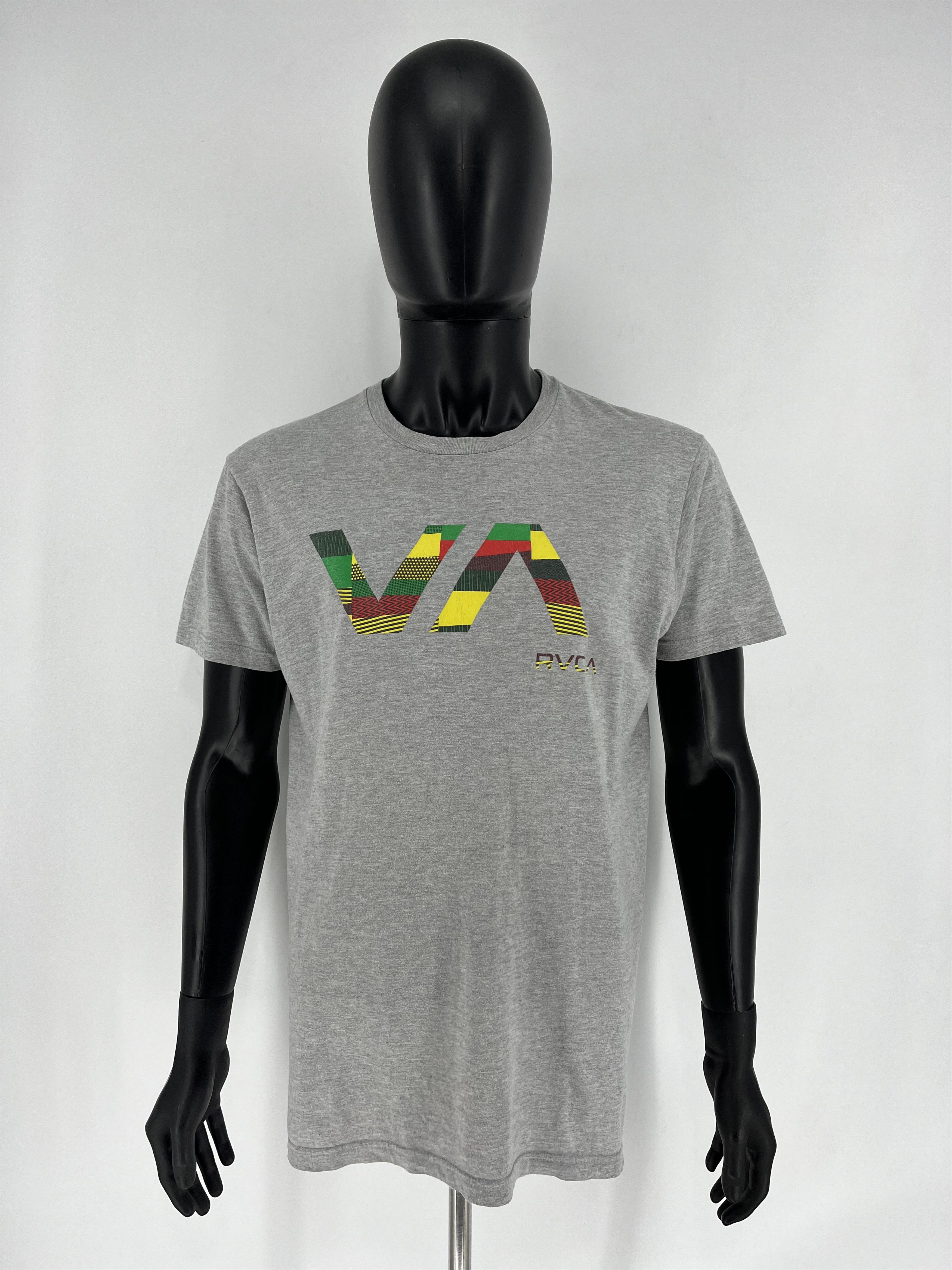 RVCA RVCA Mens Grey Graphic Tee Skater Style Size US L / EU 52-54 / 3 - 2 Thumbnail