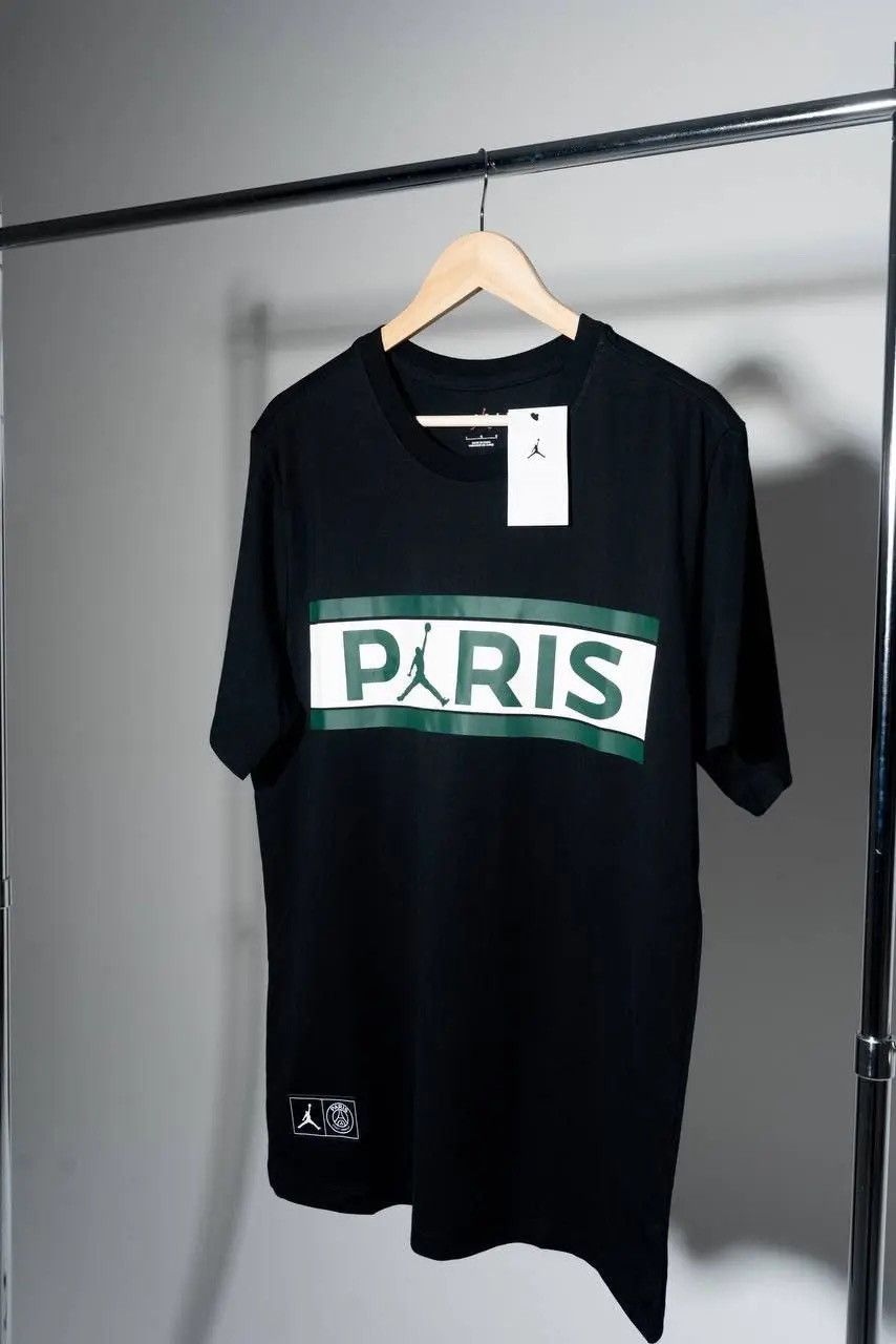 Jordan Brand Nike Jordan PSG Paris Saint Germain Wordmark Tee Size US L / EU 52-54 / 3 - 3 Thumbnail